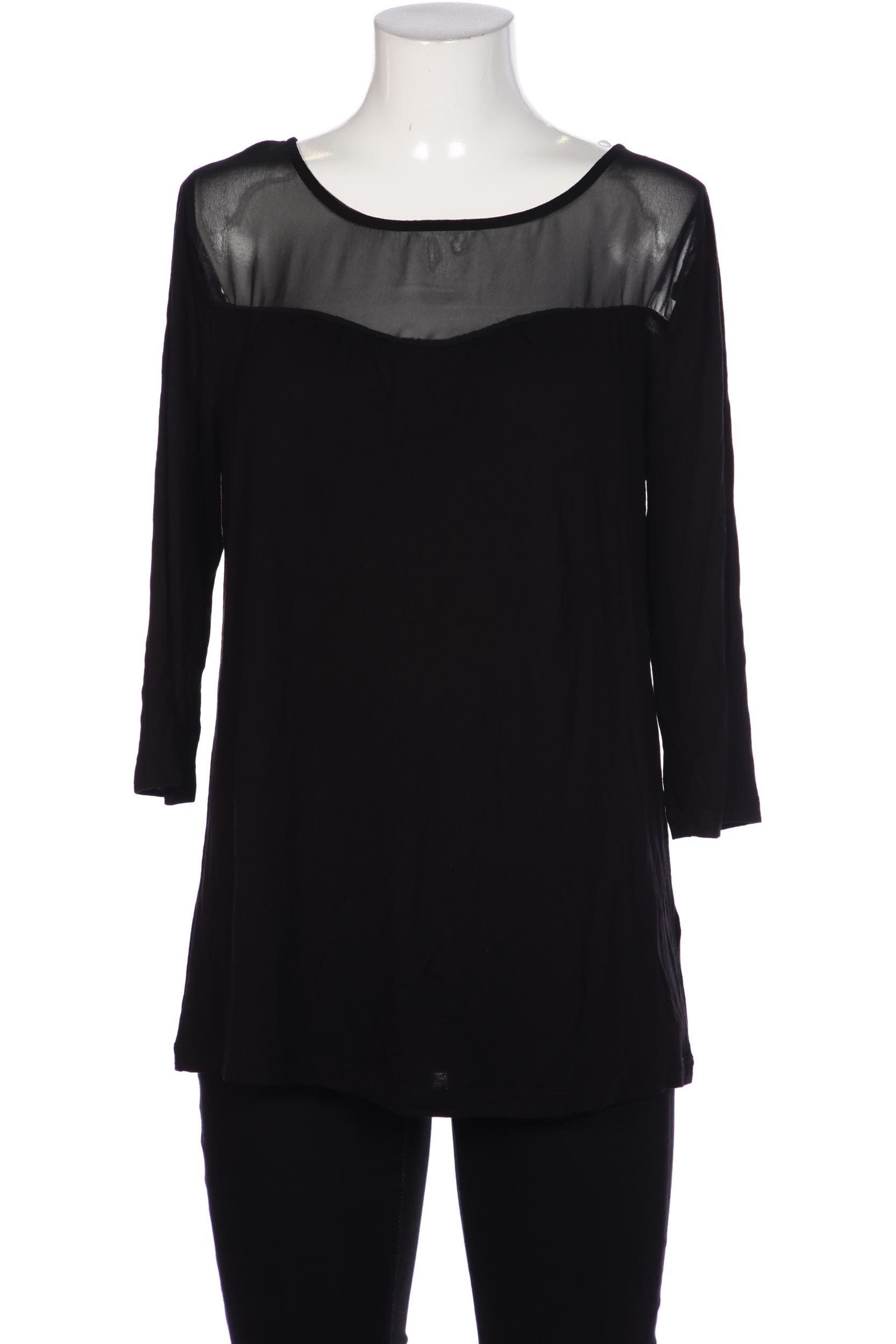 

sheego Damen Bluse, schwarz