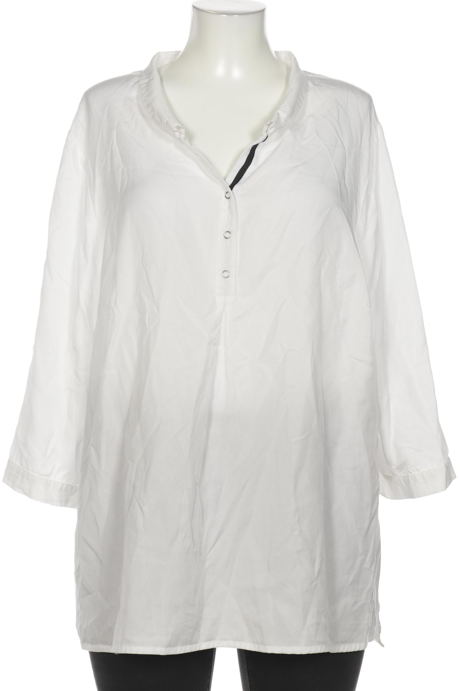 

sheego Damen Bluse, weiß