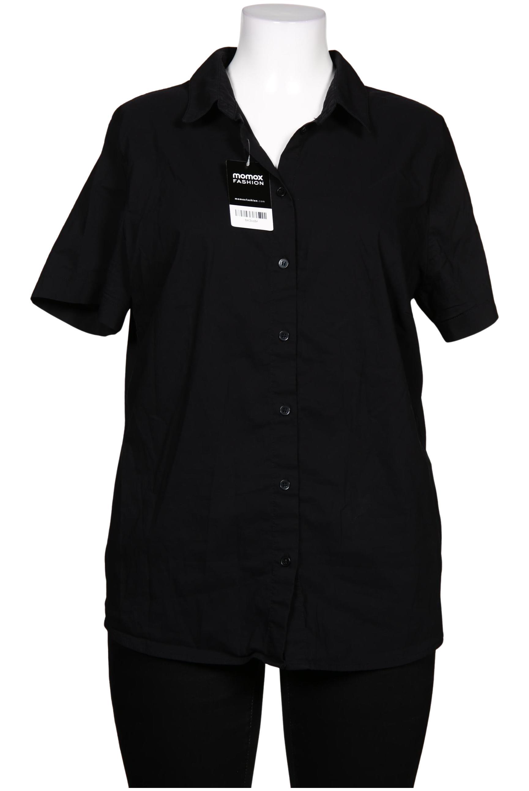 

sheego Damen Bluse, schwarz, Gr. 48