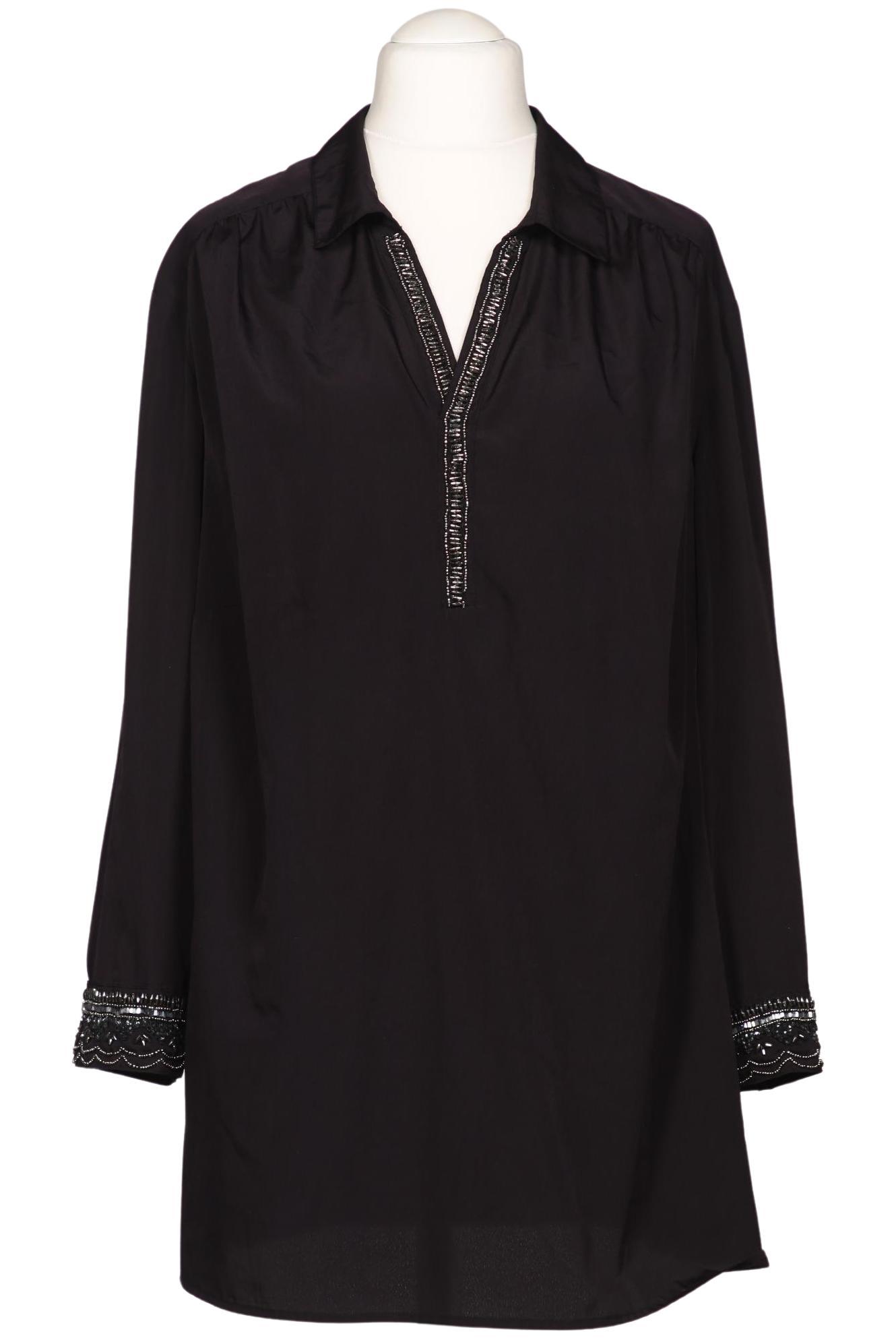 

sheego Damen Bluse, schwarz, Gr. 52