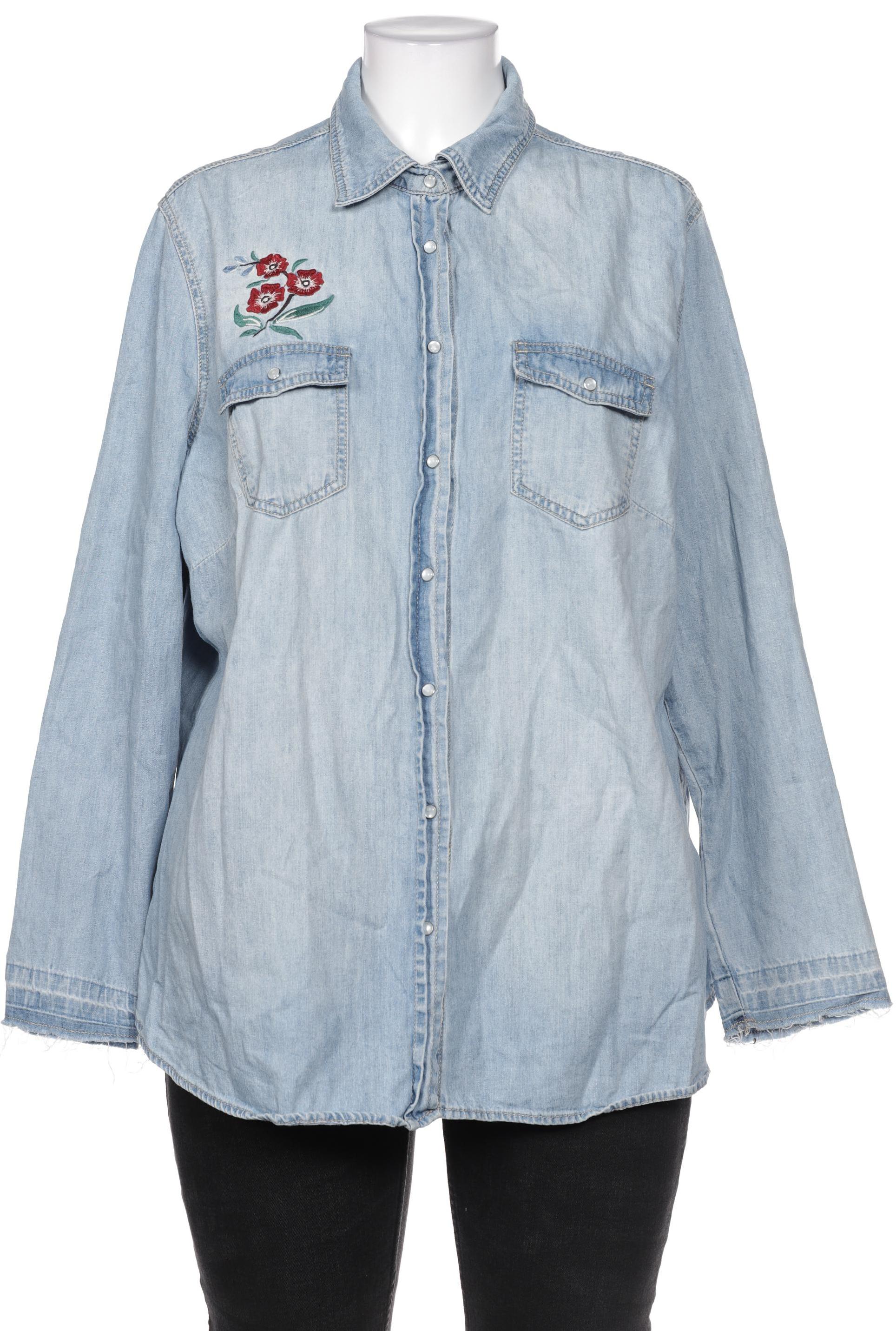 

sheego Damen Bluse, hellblau, Gr. 48