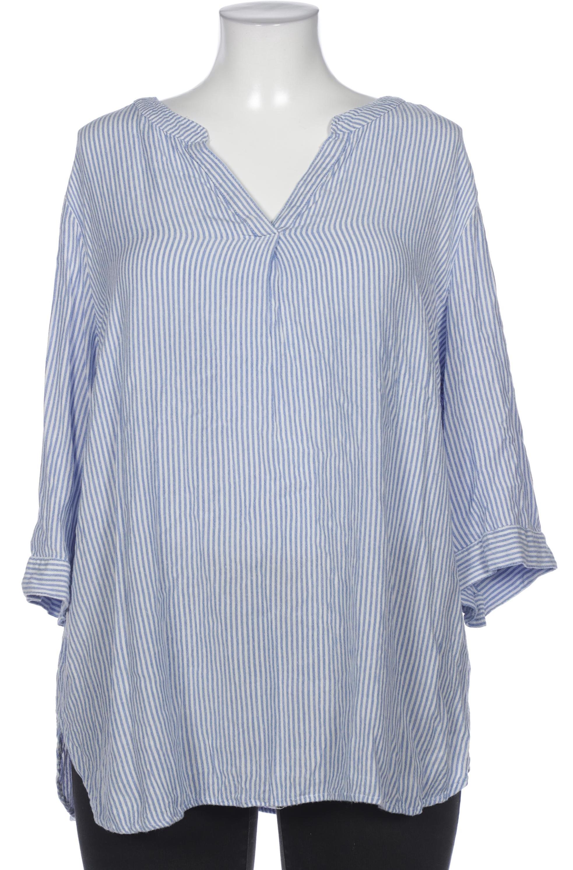 

sheego Damen Bluse, blau, Gr. 52