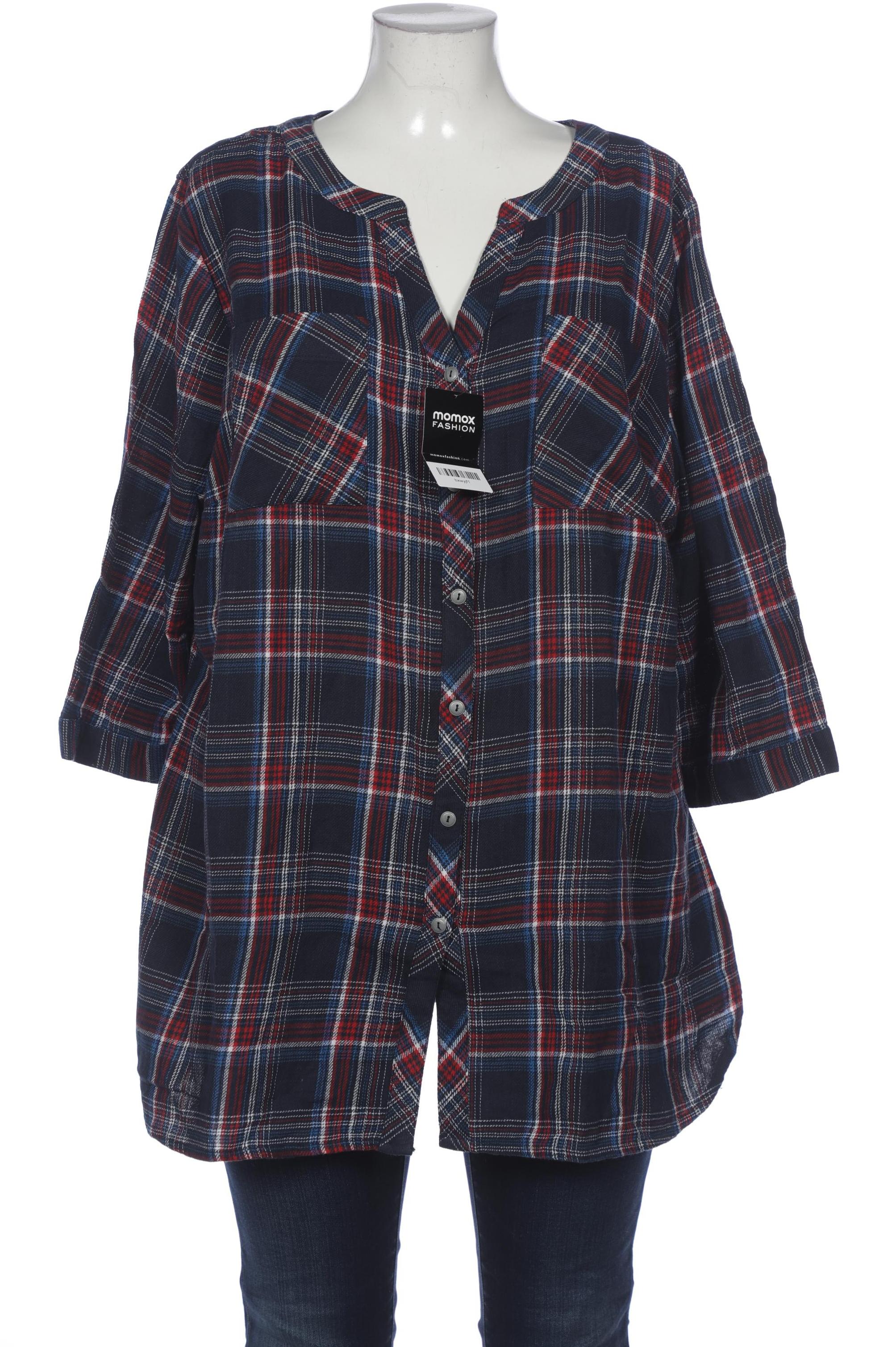 

sheego Damen Bluse, marineblau, Gr. 50