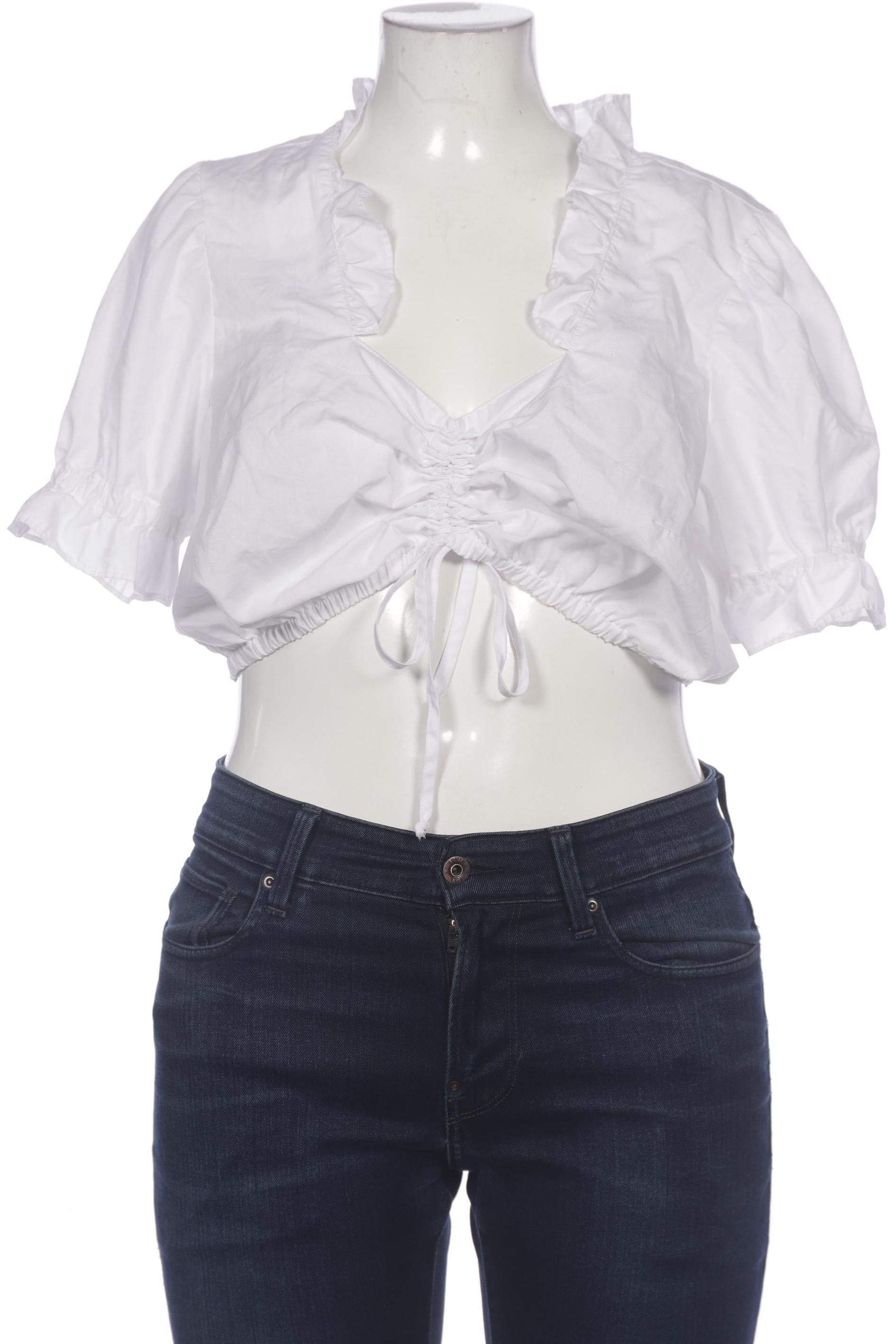 

sheego Damen Bluse, weiß, Gr. 48