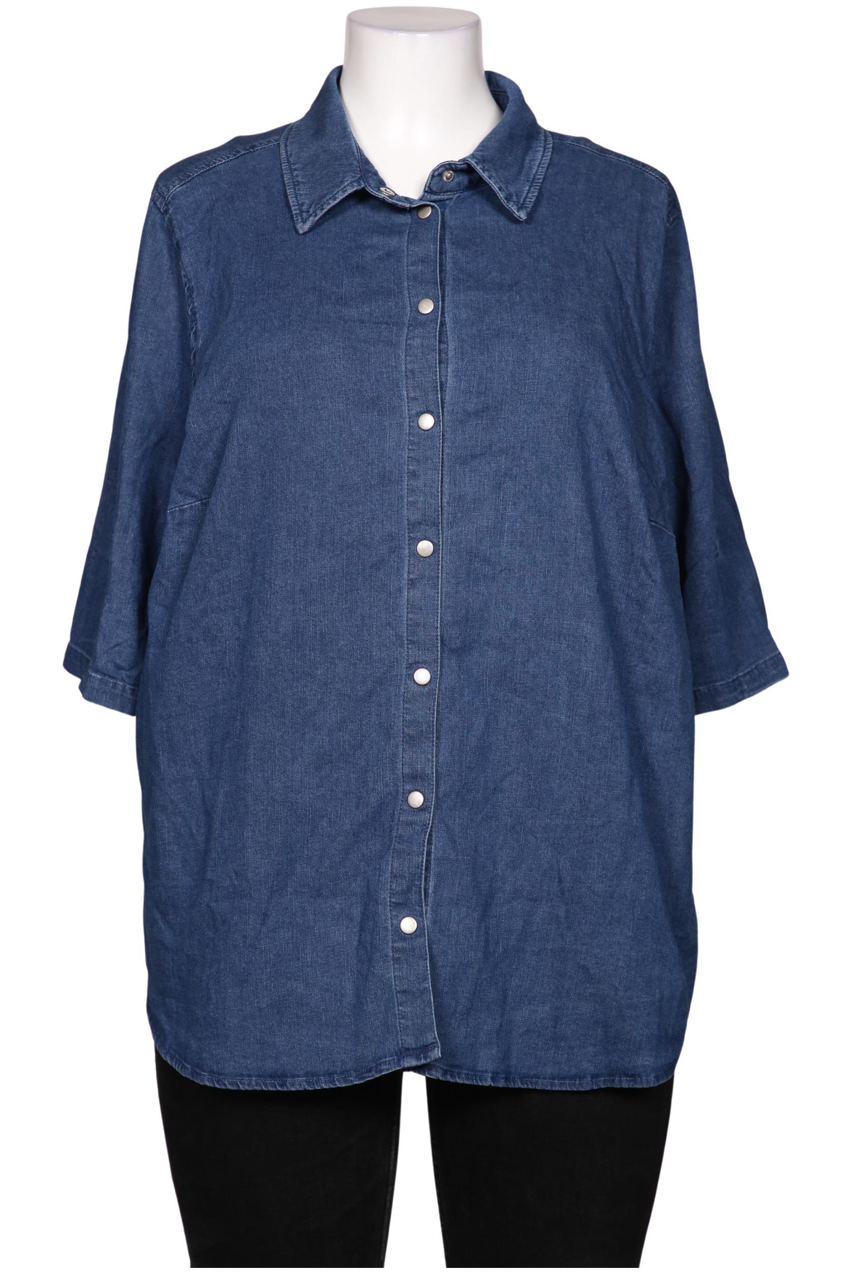 

sheego Damen Bluse, blau, Gr. 46