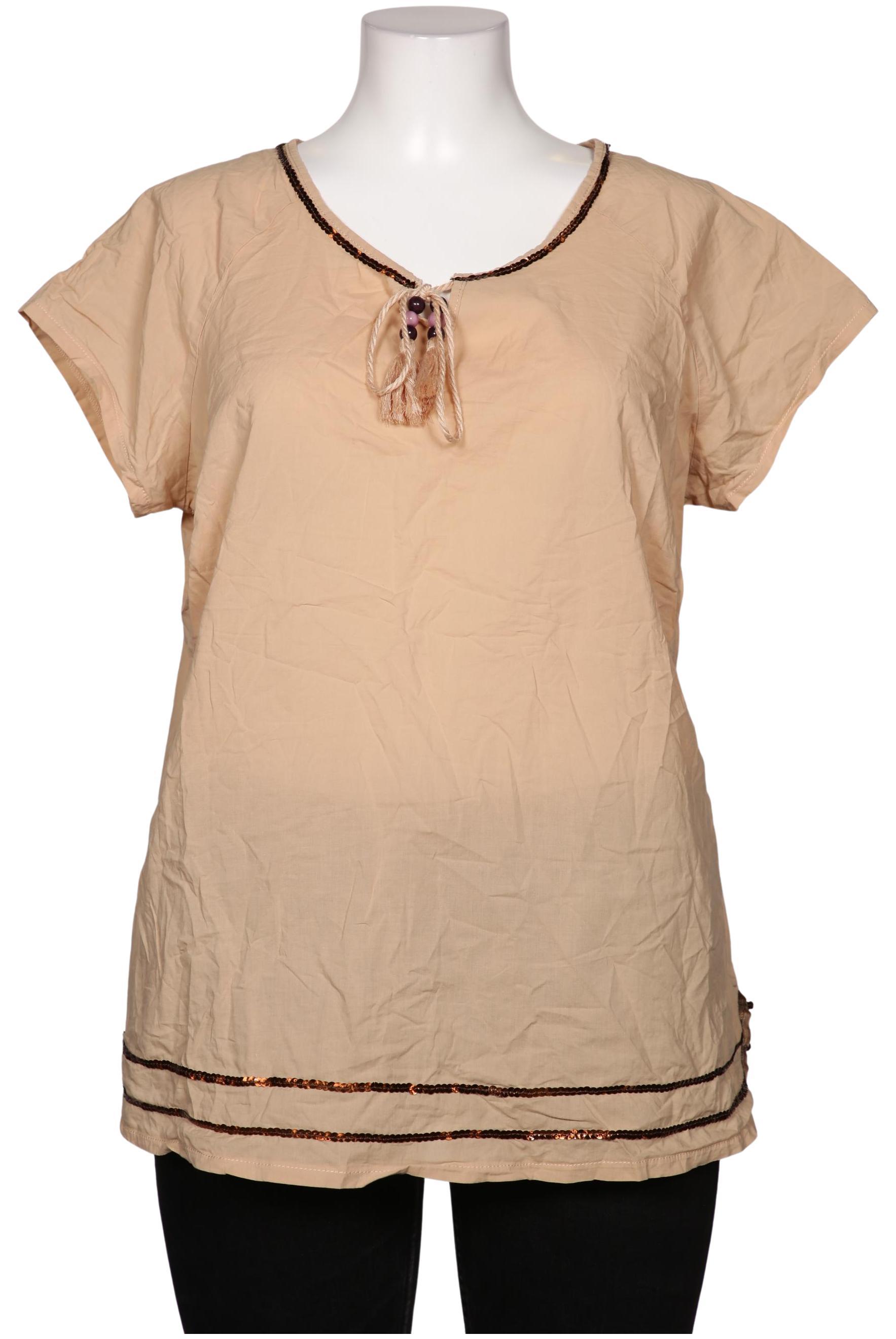 

sheego Damen Bluse, beige, Gr. 44