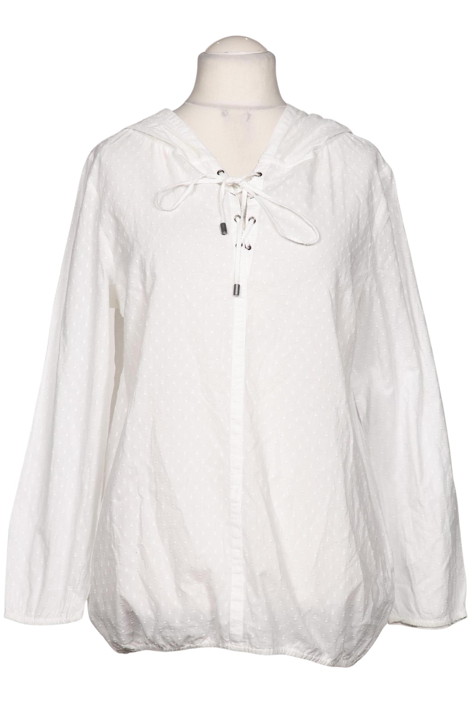 

sheego Damen Bluse, weiß, Gr. 40