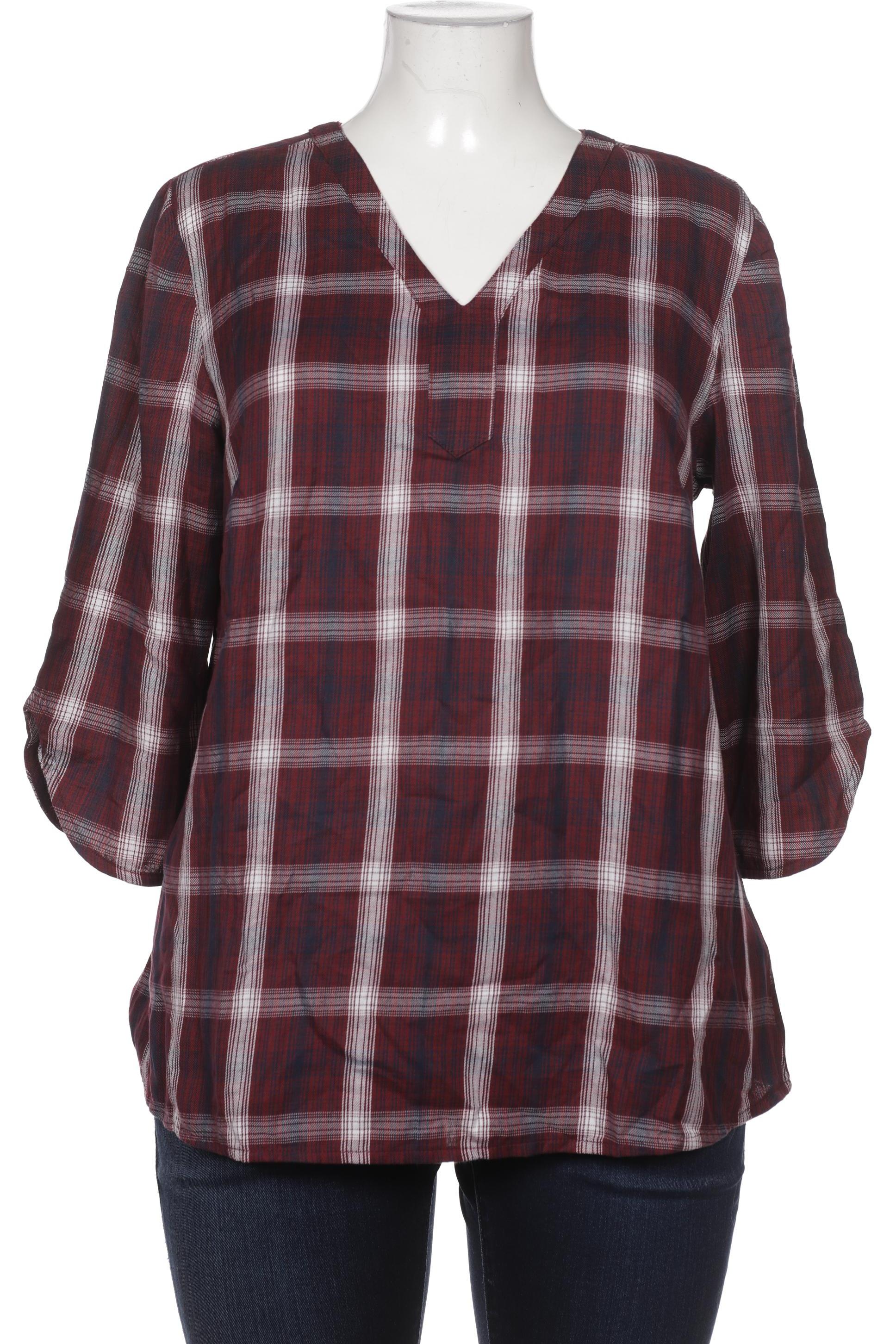 

sheego Damen Bluse, bordeaux, Gr. 42