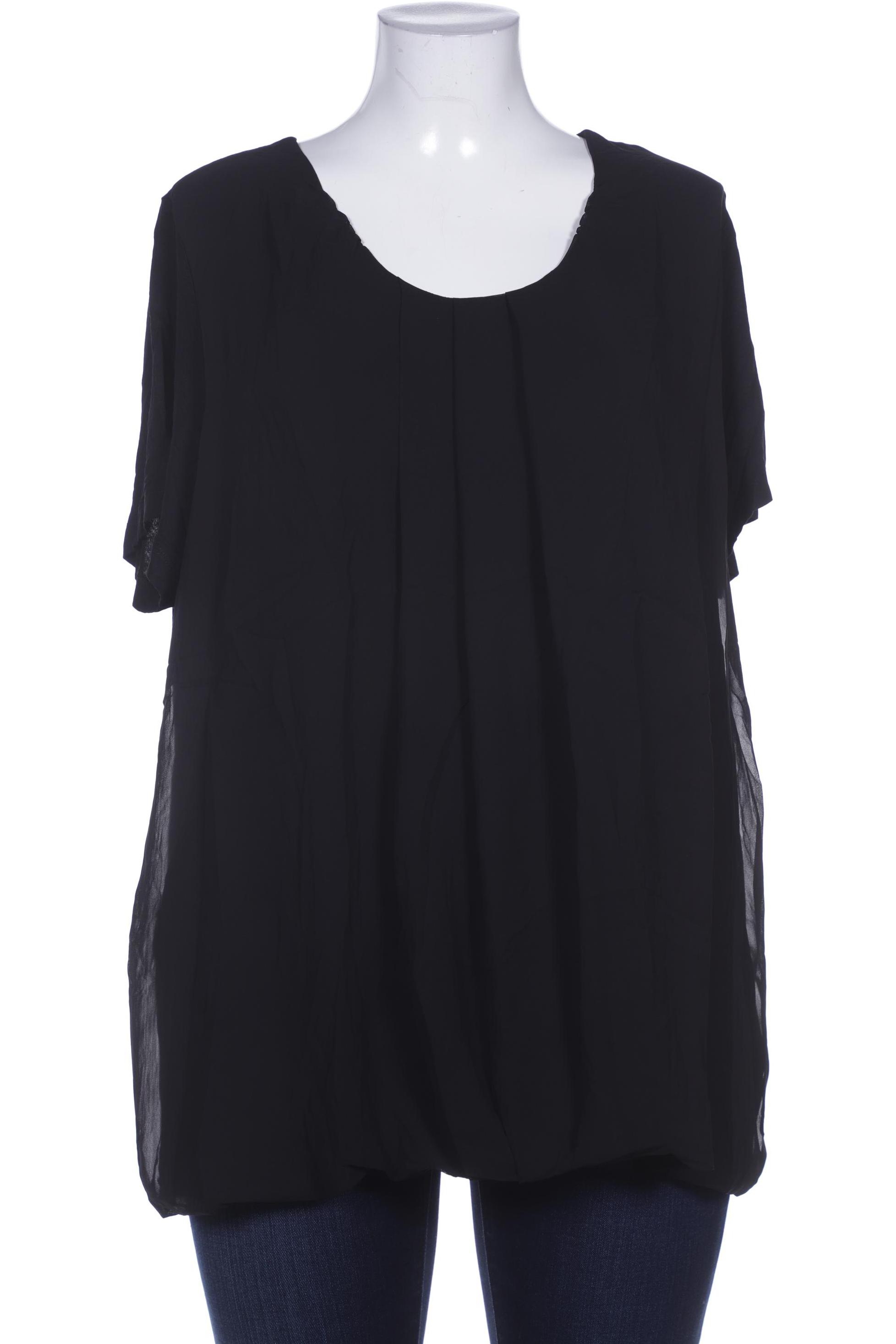 

sheego Damen Bluse, schwarz