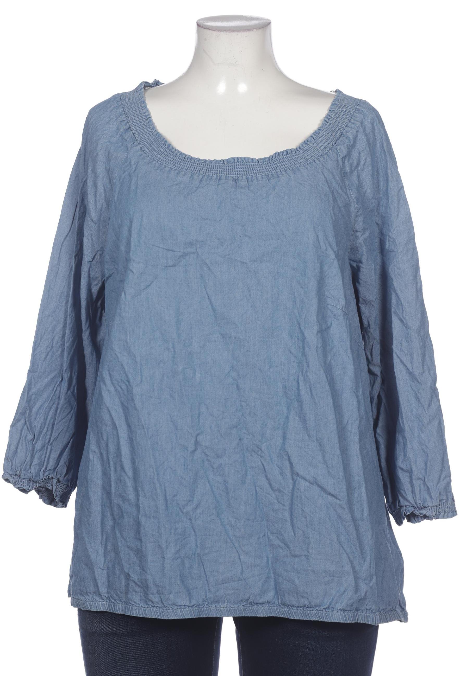 

sheego Damen Bluse, blau, Gr. 48