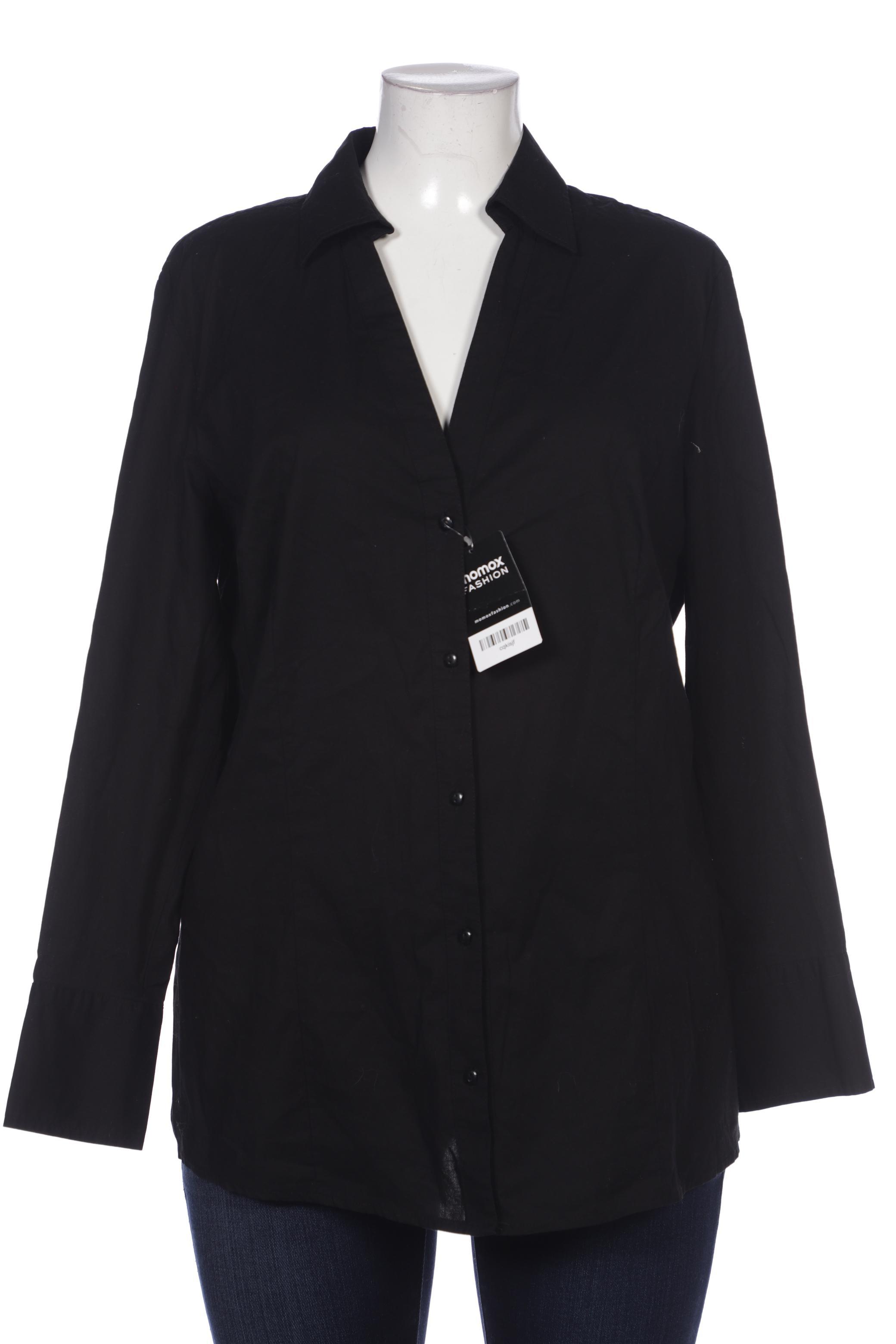 

sheego Damen Bluse, schwarz, Gr. 44