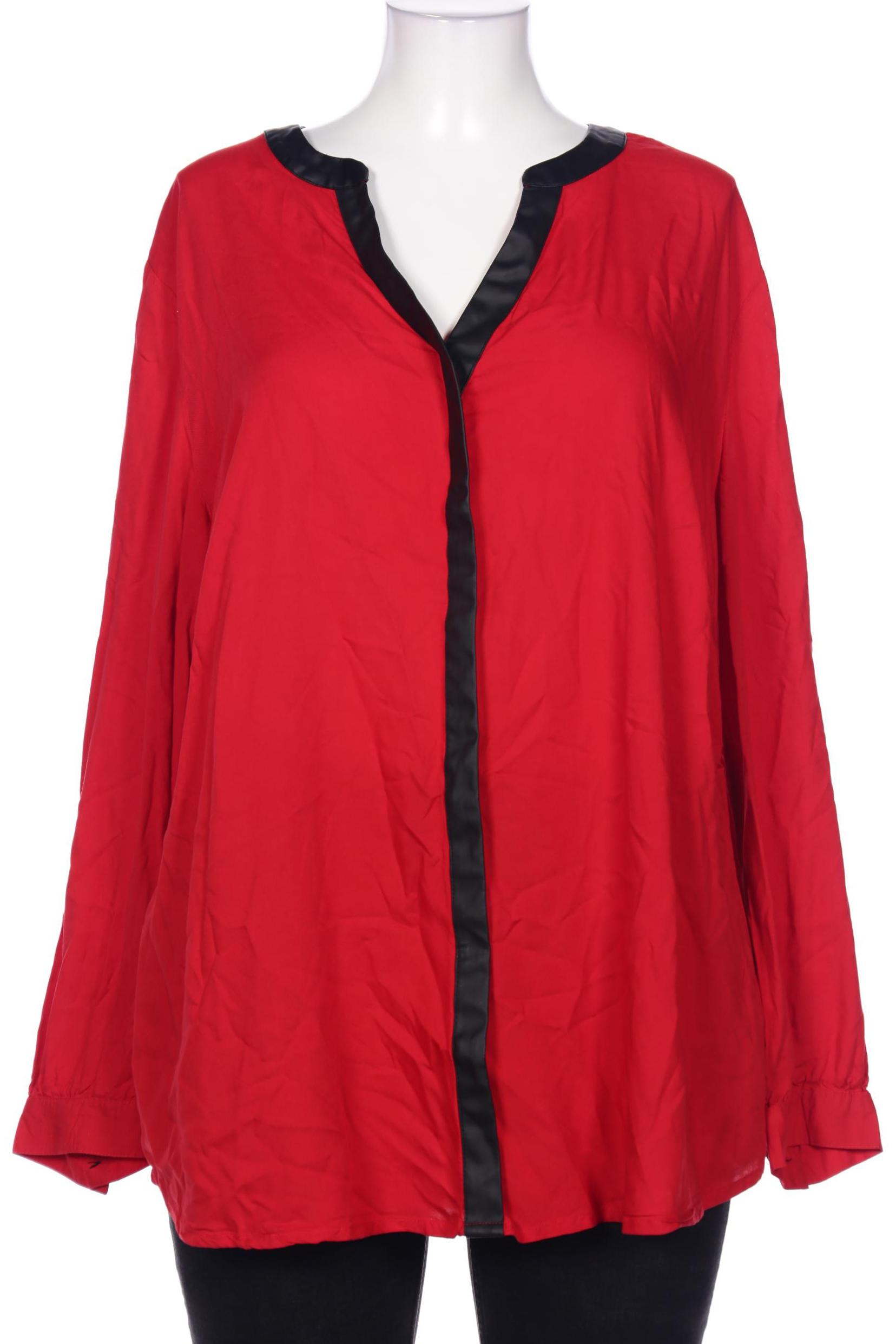 

sheego Damen Bluse, rot, Gr. 52