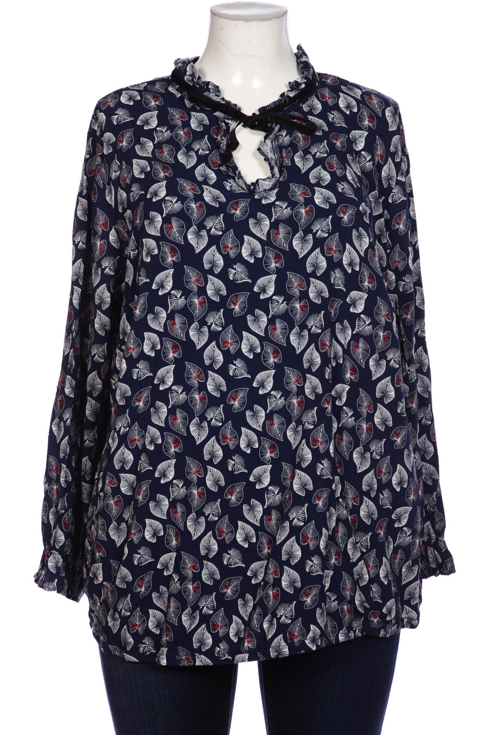 

sheego Damen Bluse, marineblau, Gr. 52