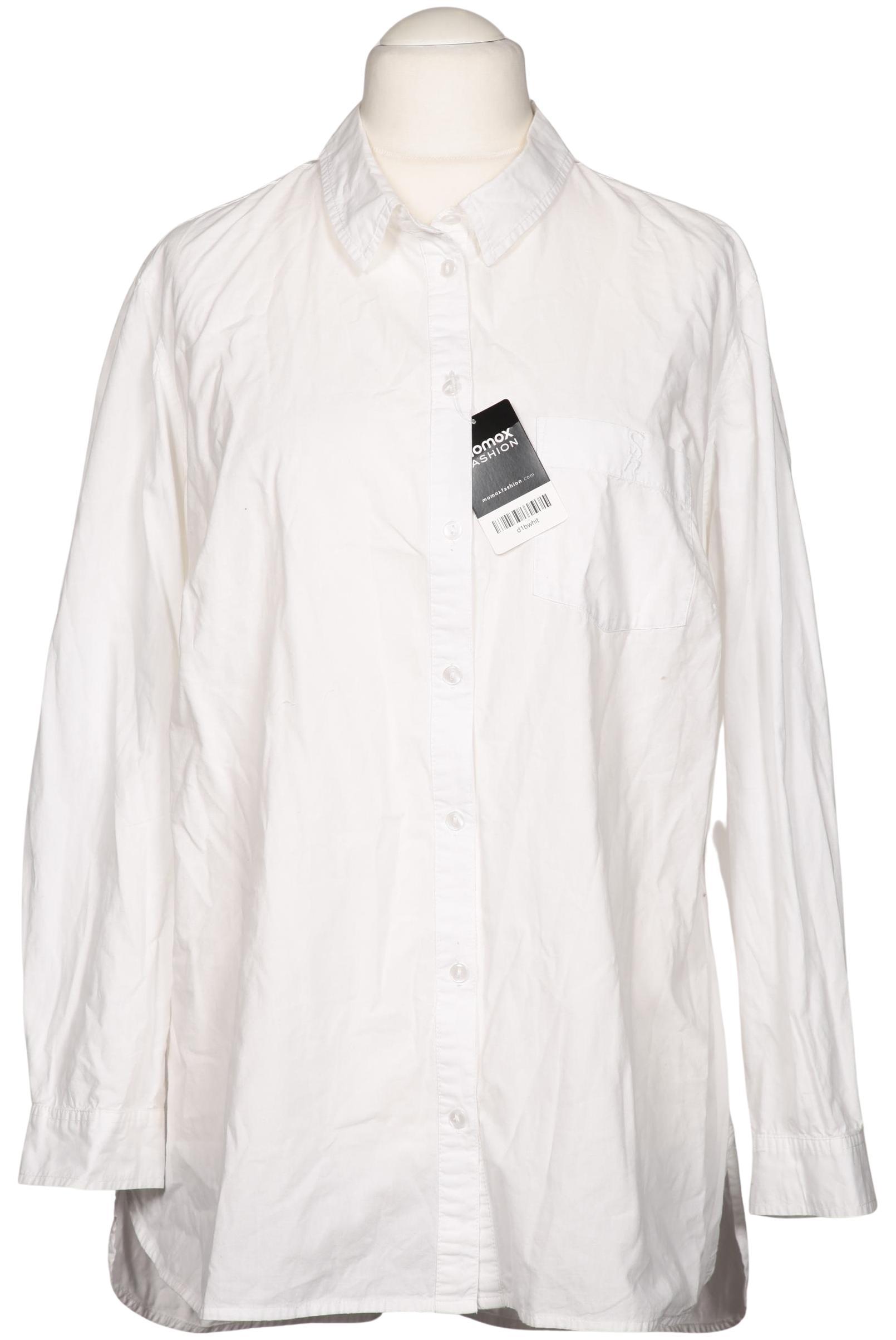 

sheego Damen Bluse, weiß, Gr. 48