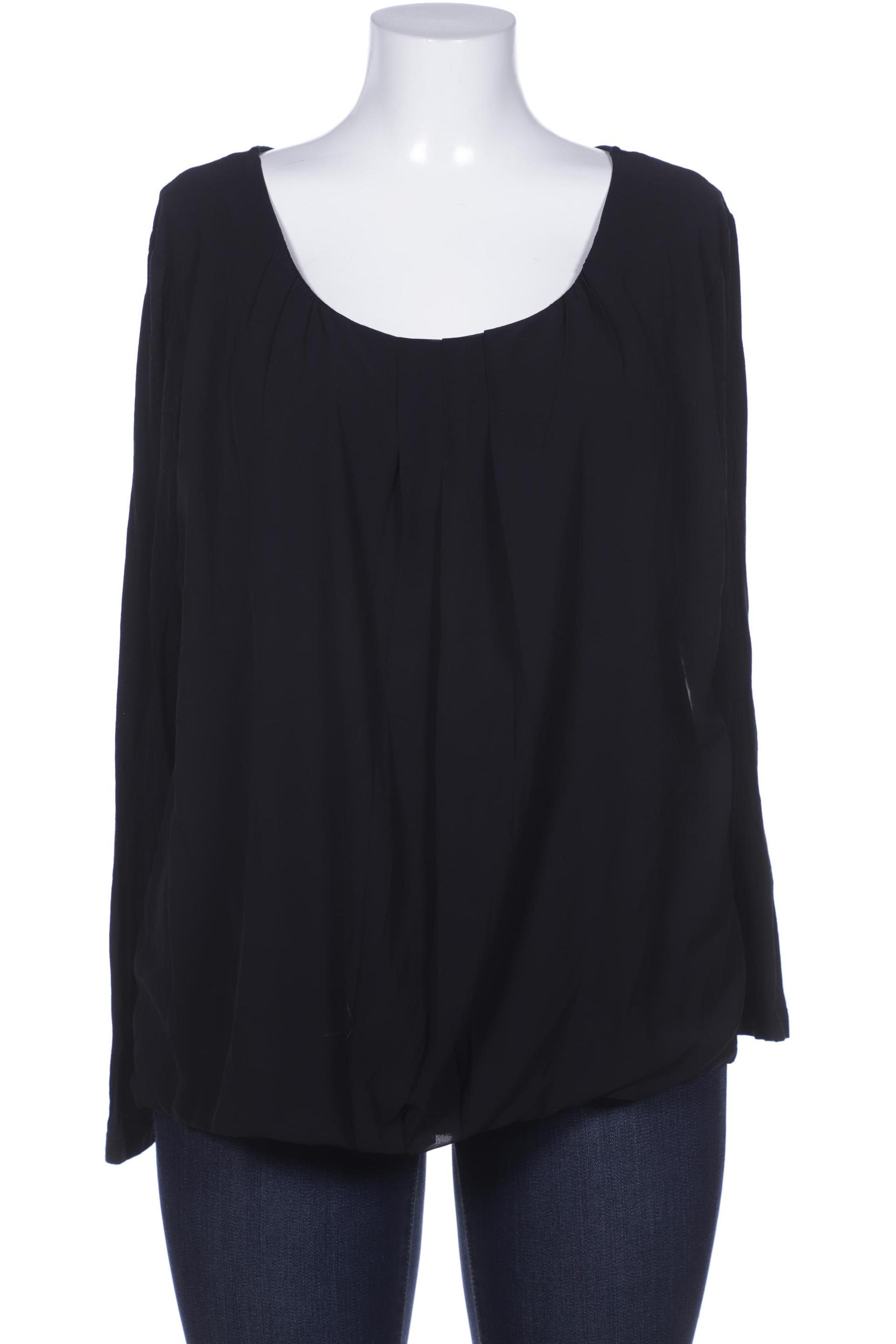 

sheego Damen Bluse, schwarz
