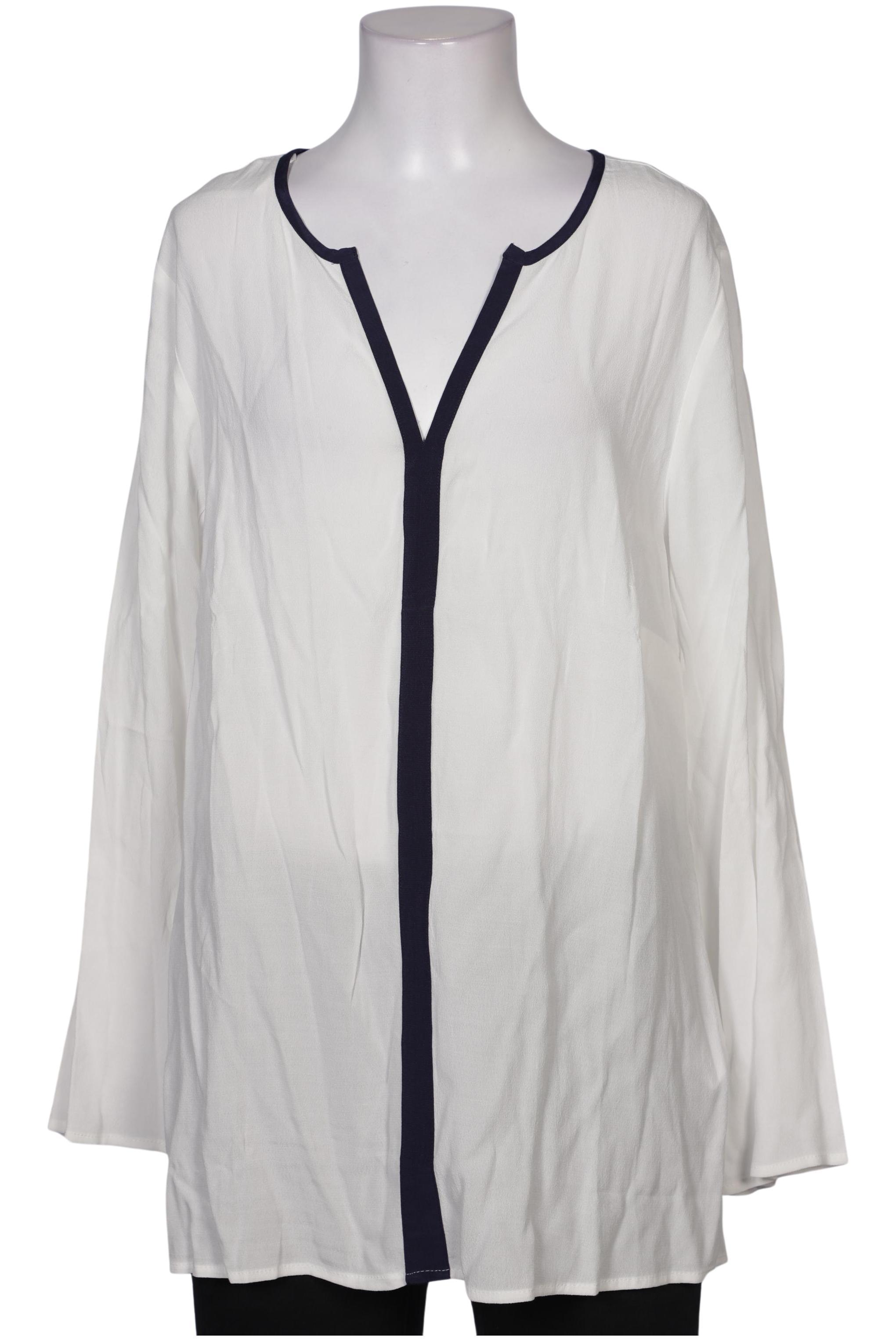 

sheego Damen Bluse, weiß, Gr. 44