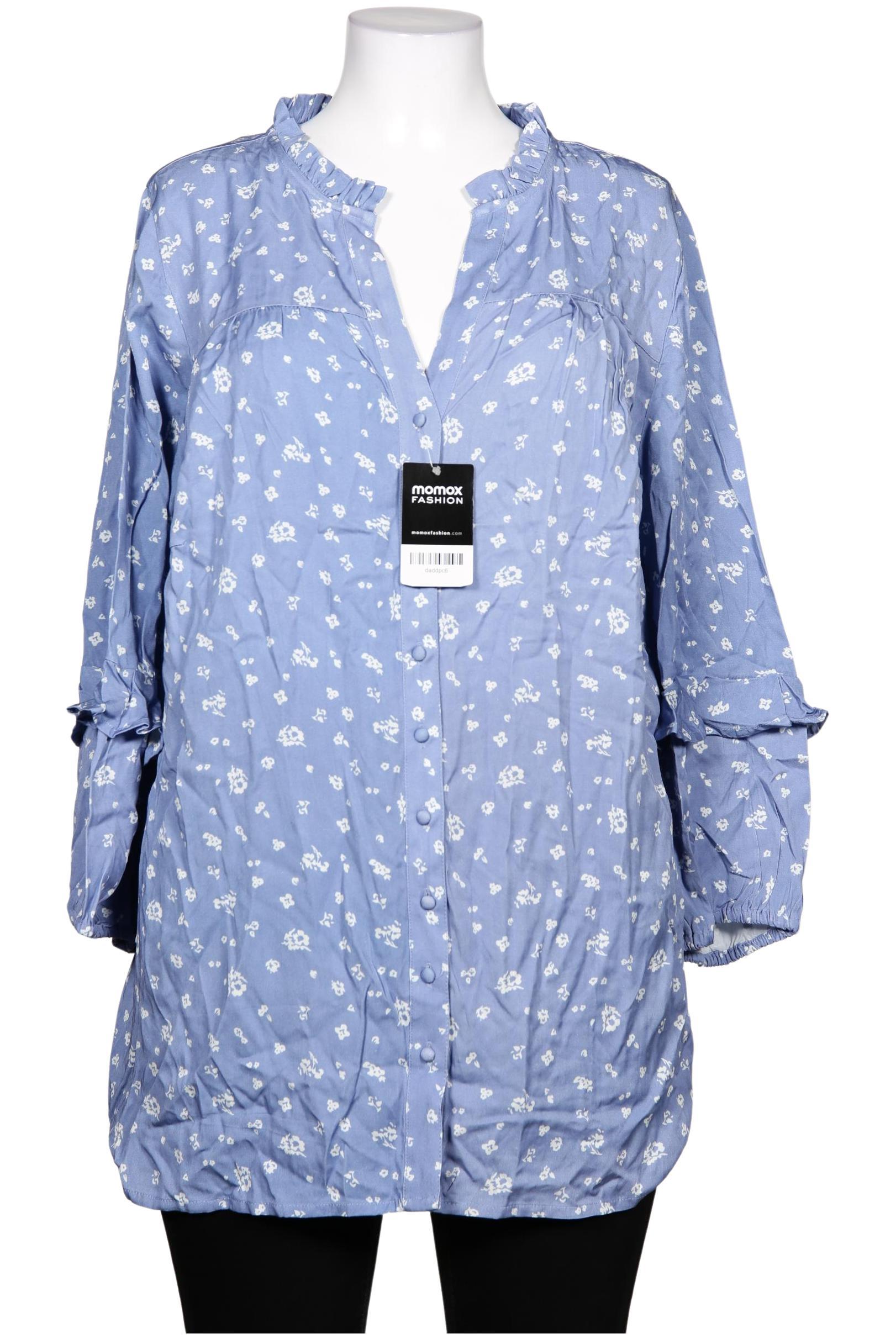

sheego Damen Bluse, blau, Gr. 48