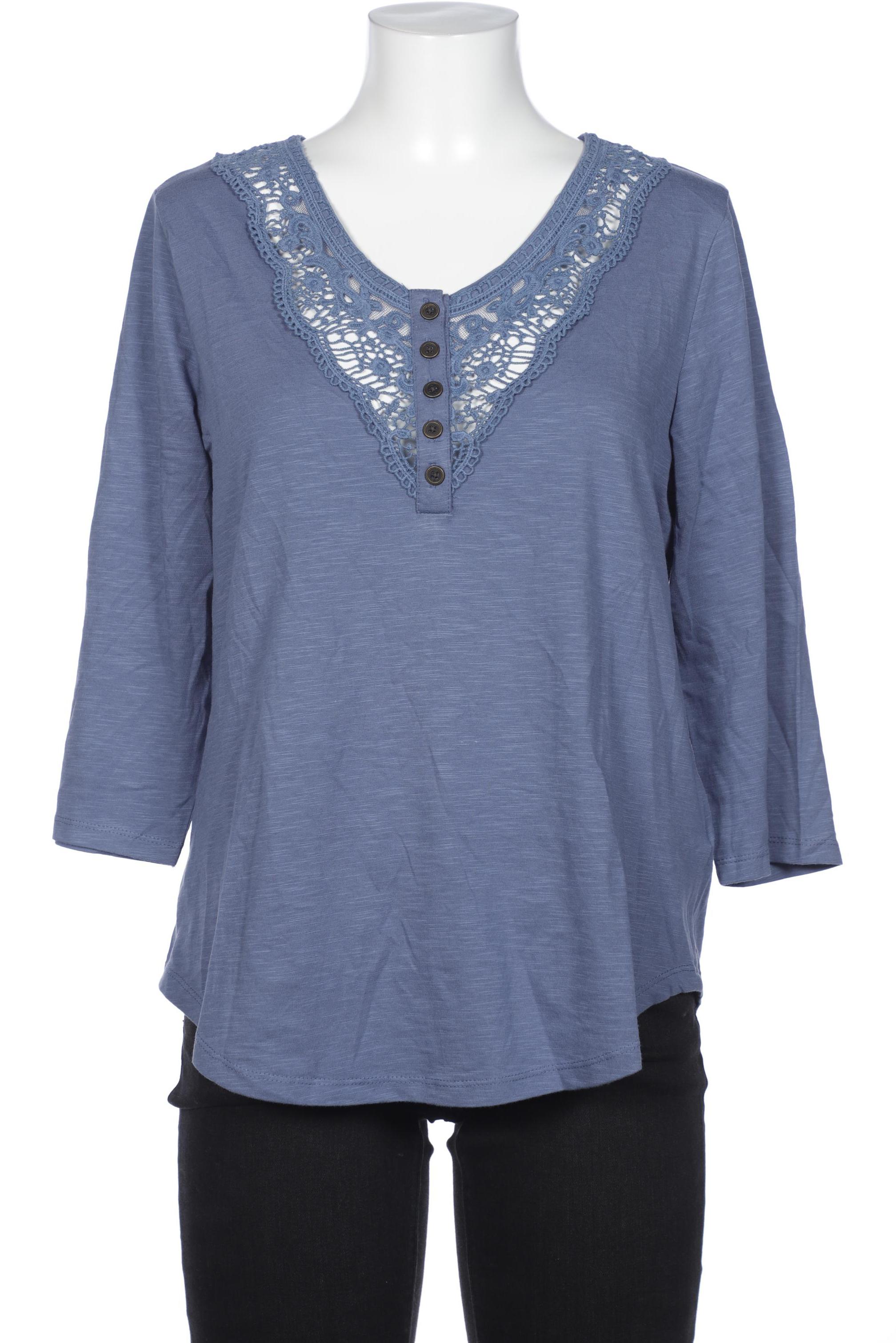 

sheego Damen Bluse, blau