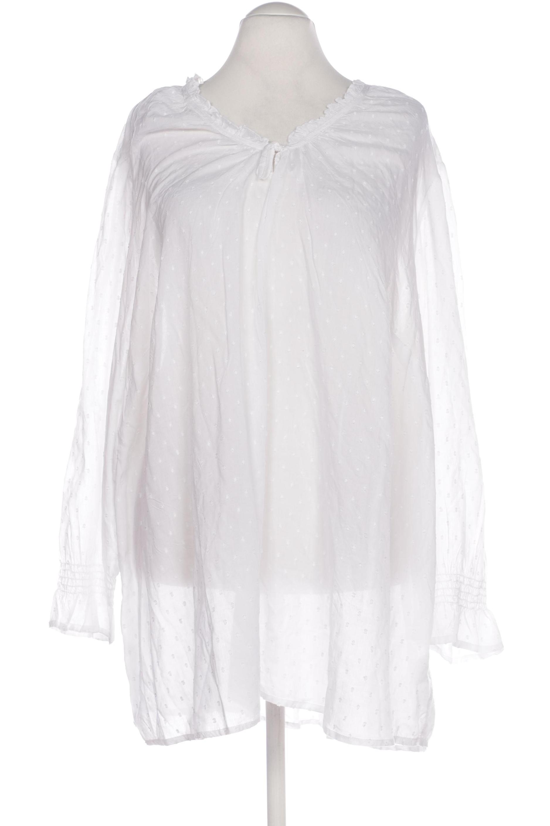 

sheego Damen Bluse, weiß, Gr. 56