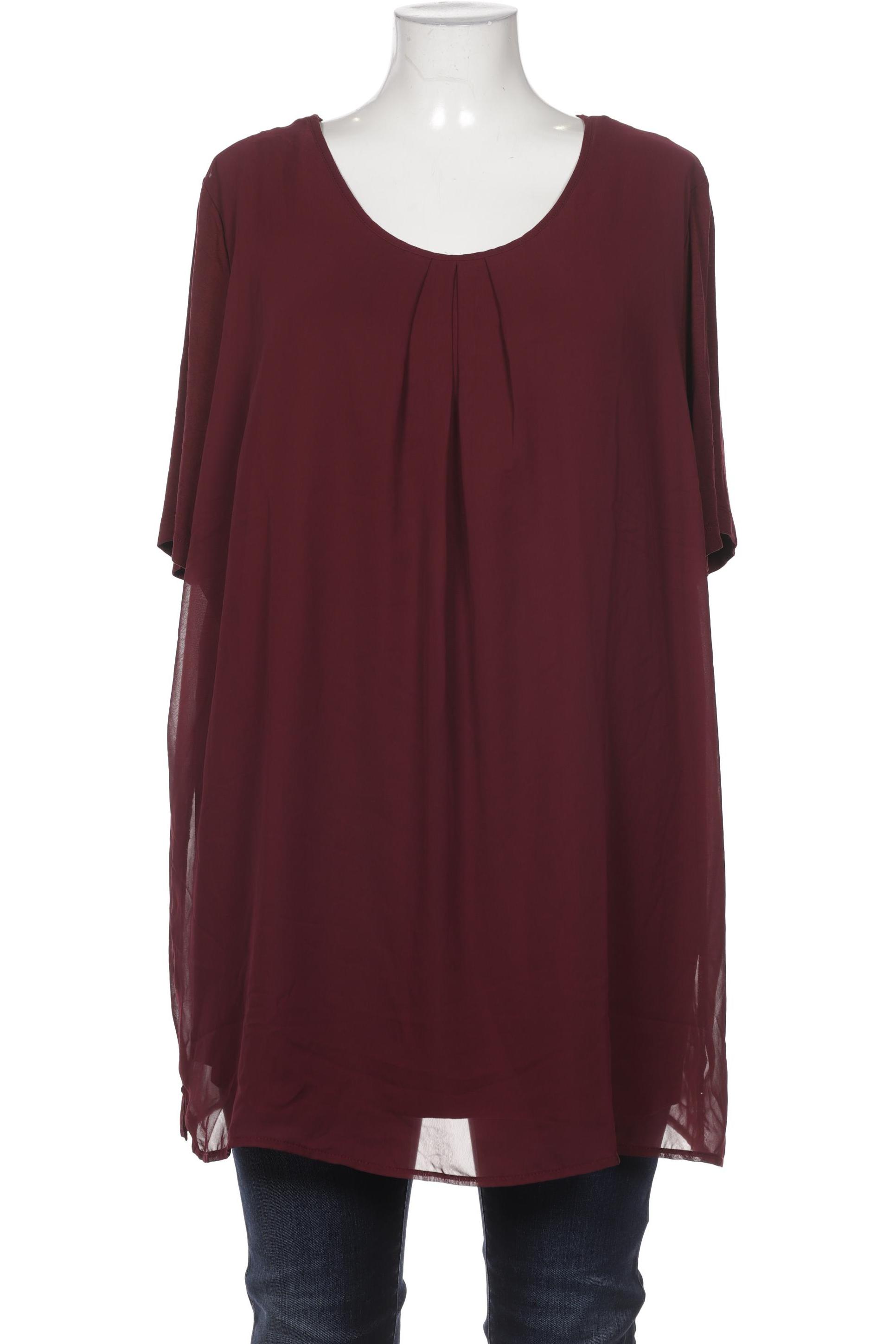 

sheego Damen Bluse, bordeaux, Gr. 50