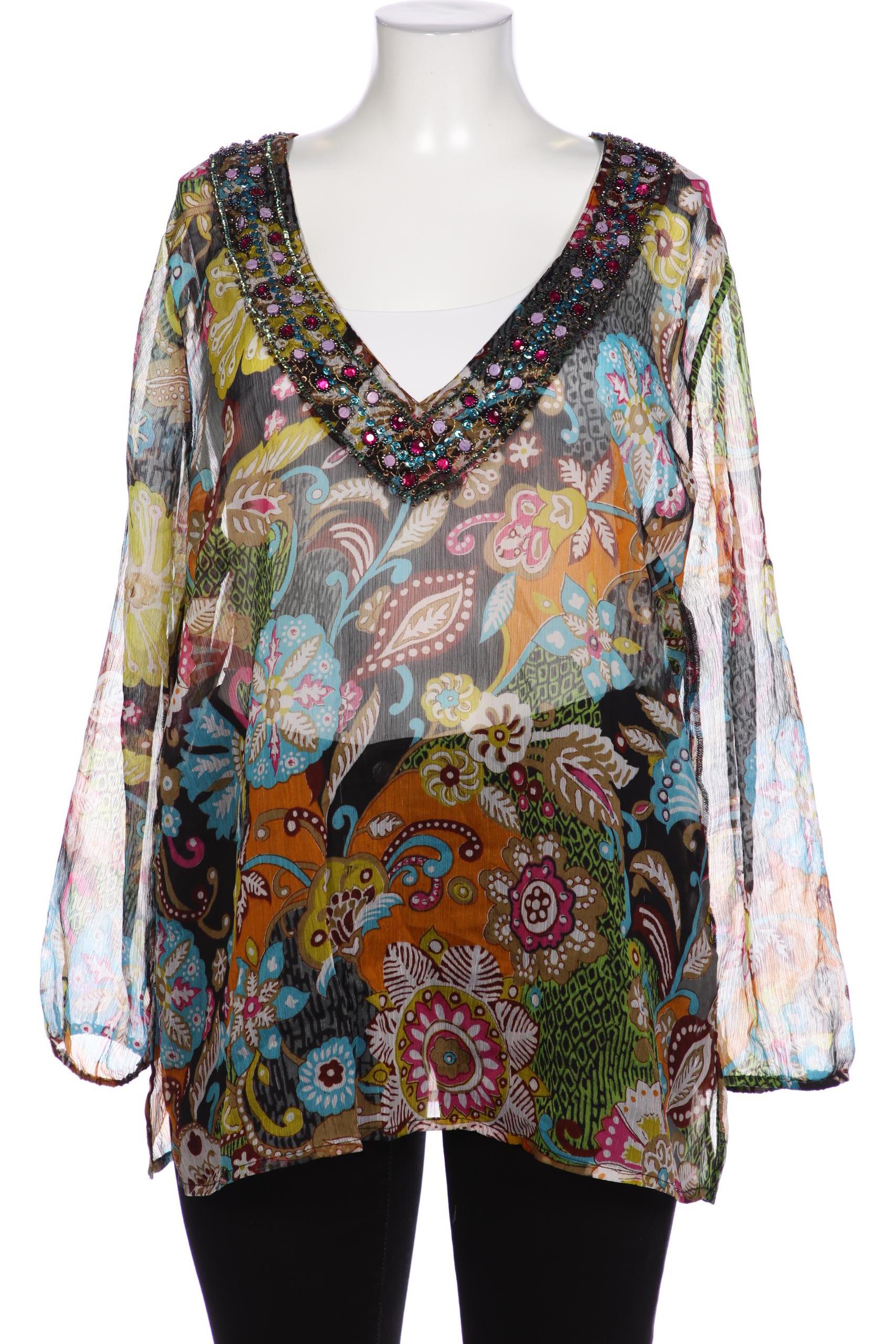 

sheego Damen Bluse, mehrfarbig, Gr. 46