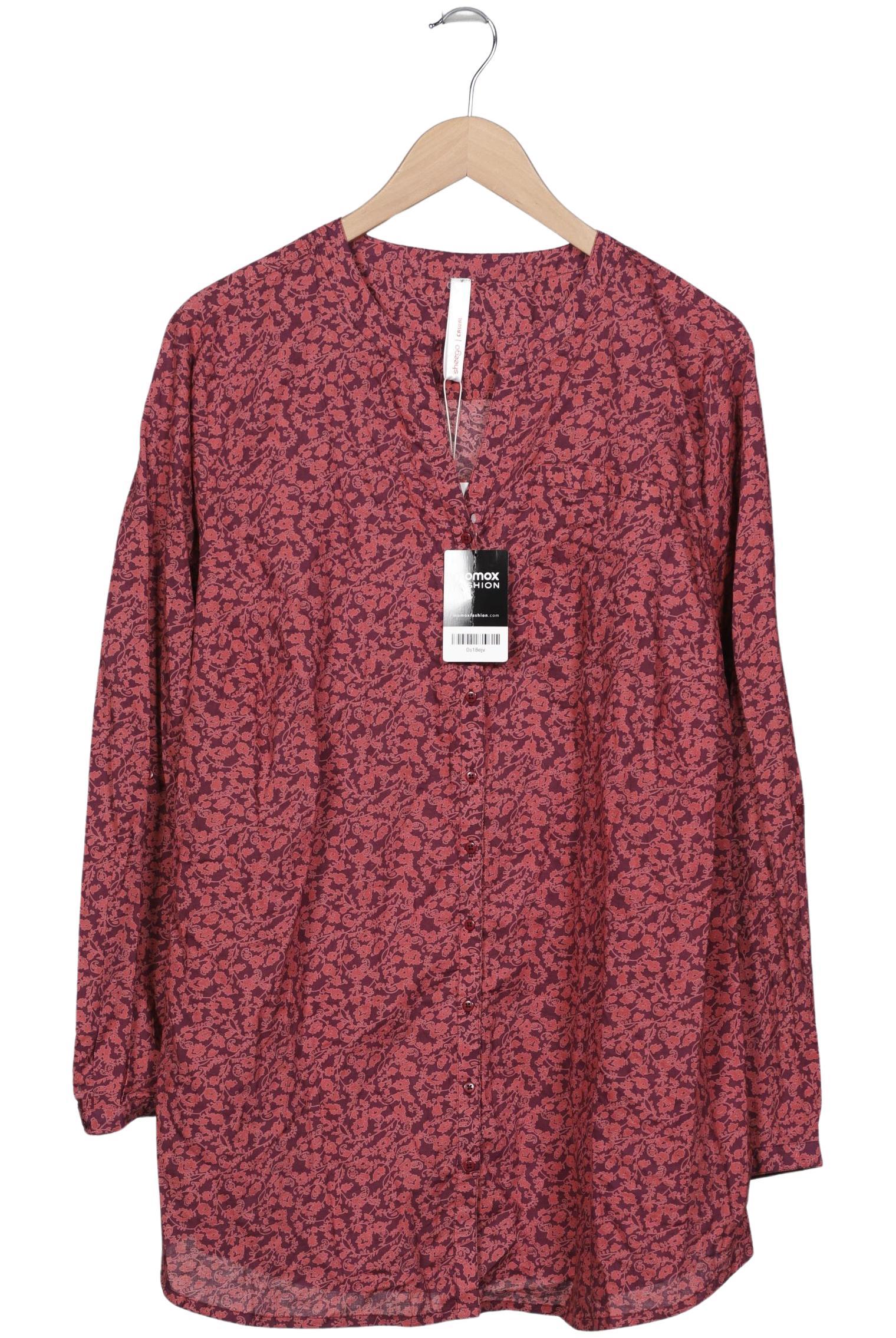 

sheego Damen Bluse, bordeaux, Gr. 50