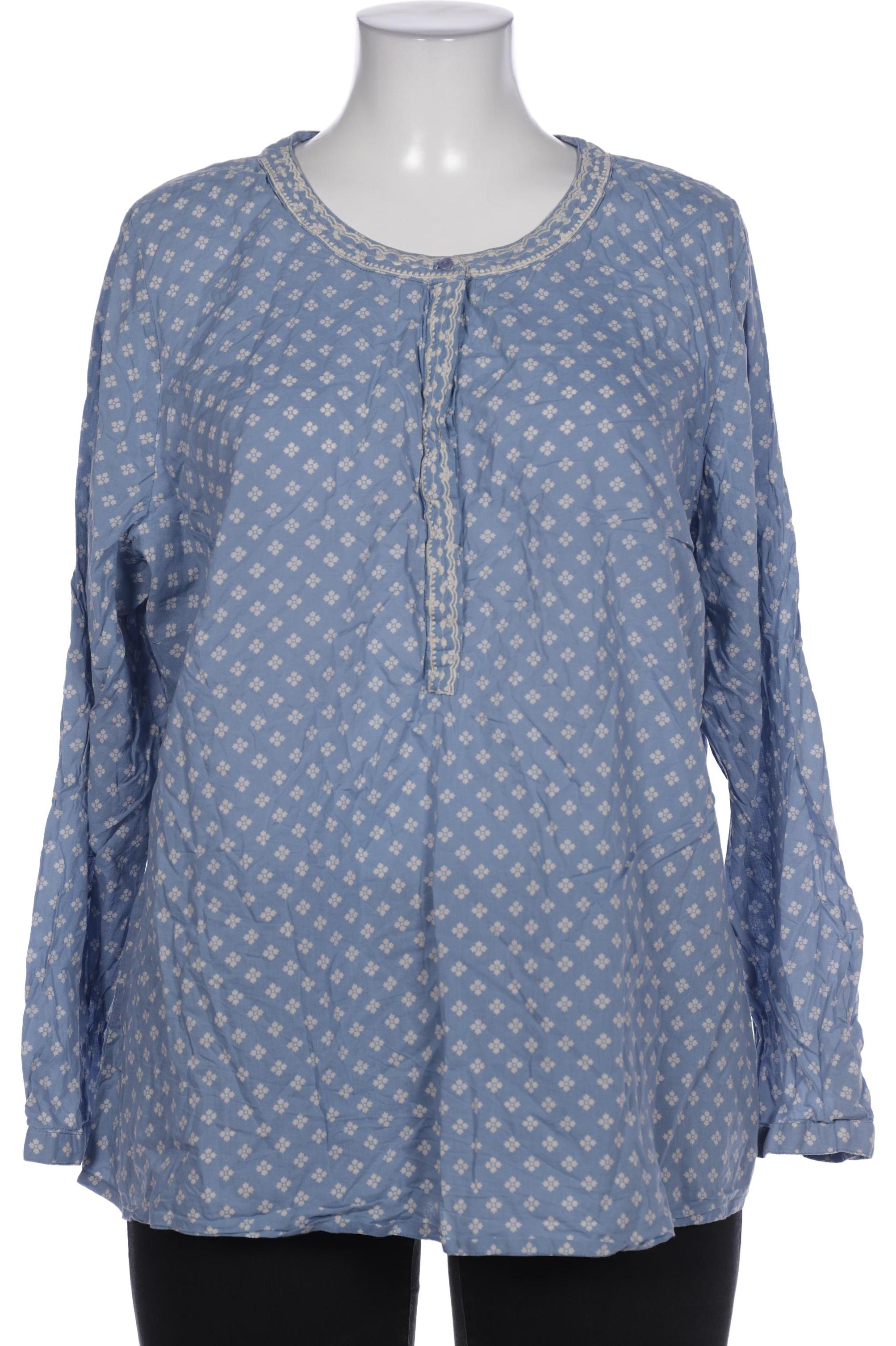 

sheego Damen Bluse, blau, Gr. 46