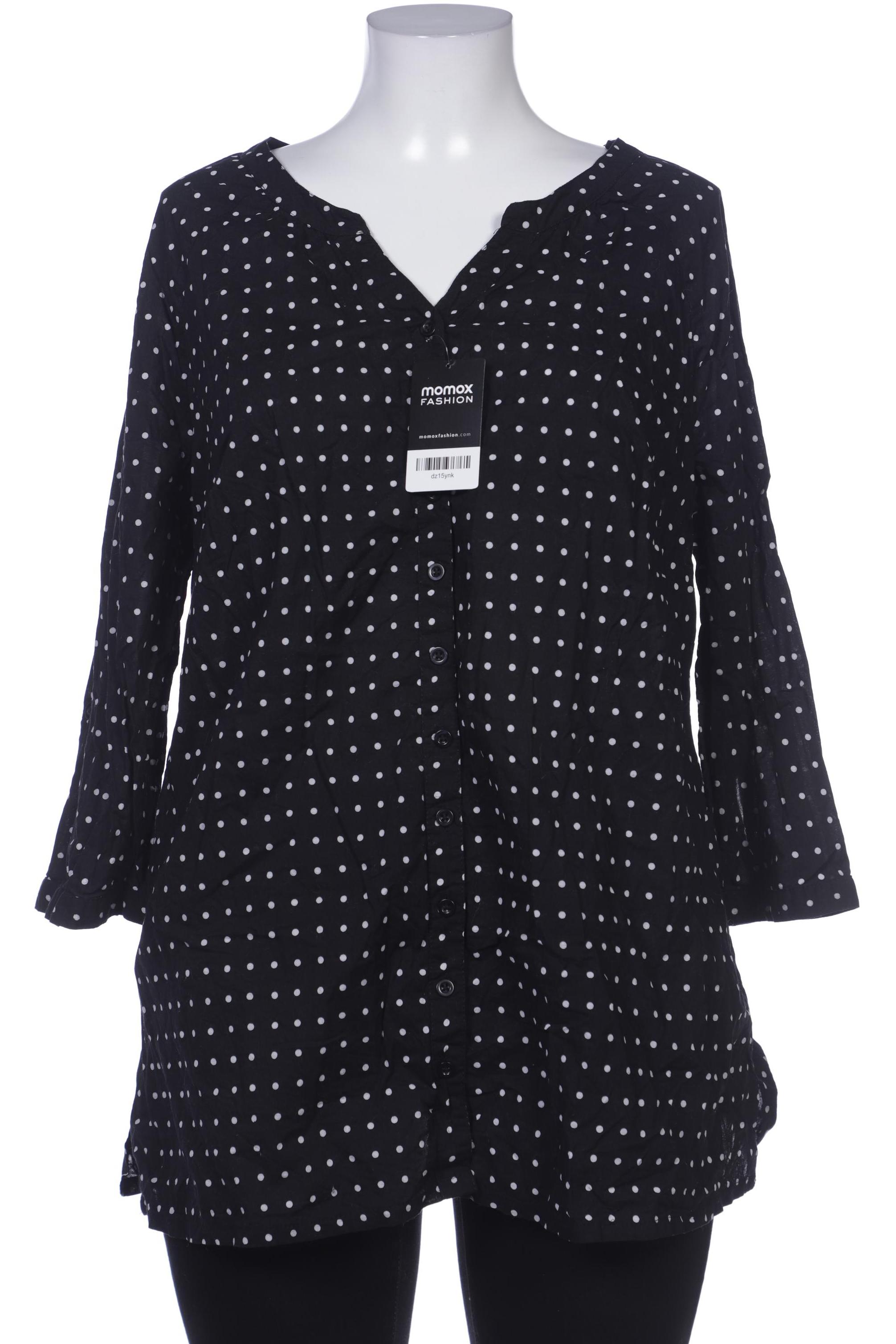 

sheego Damen Bluse, schwarz, Gr. 50