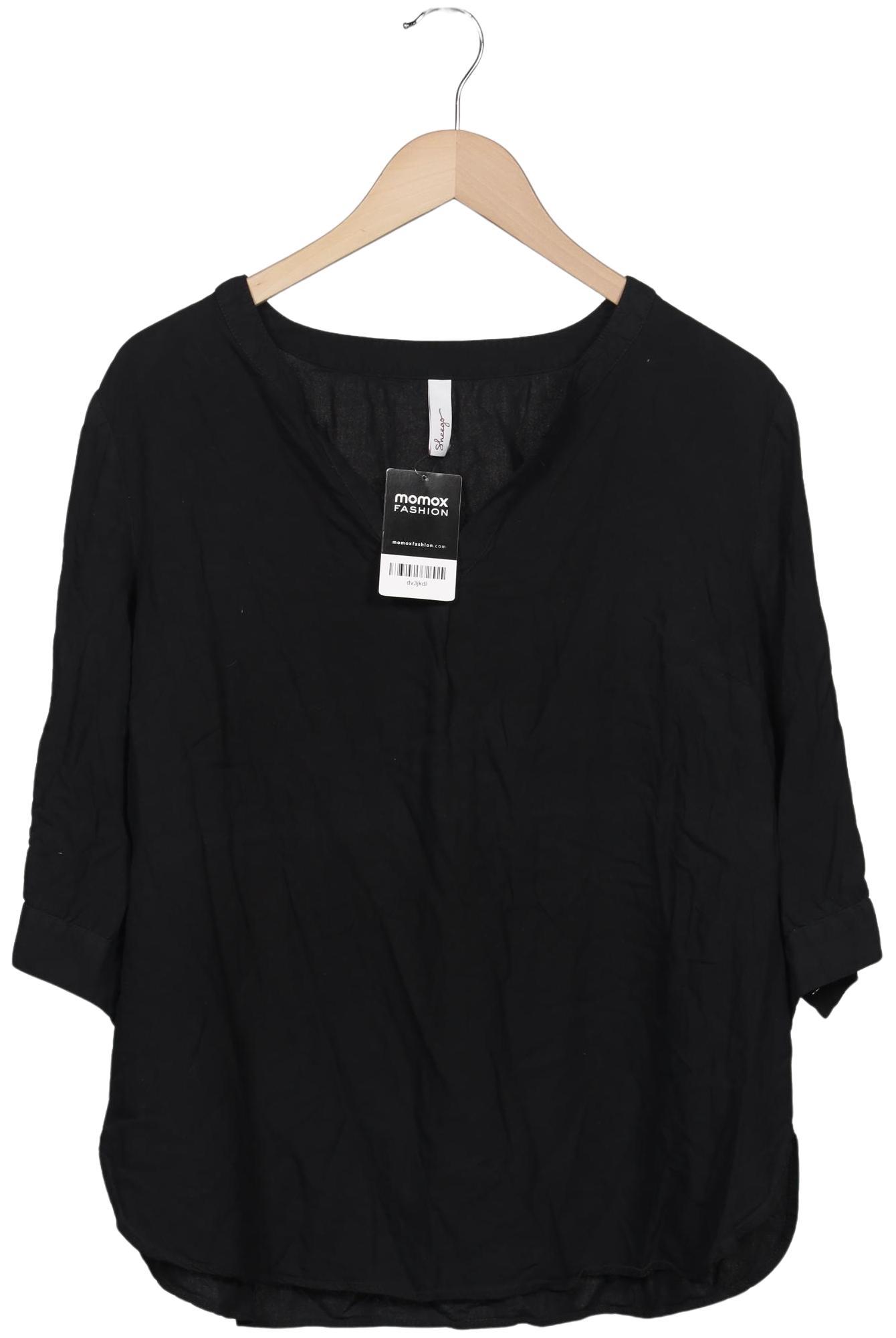 

sheego Damen Bluse, schwarz, Gr. 44