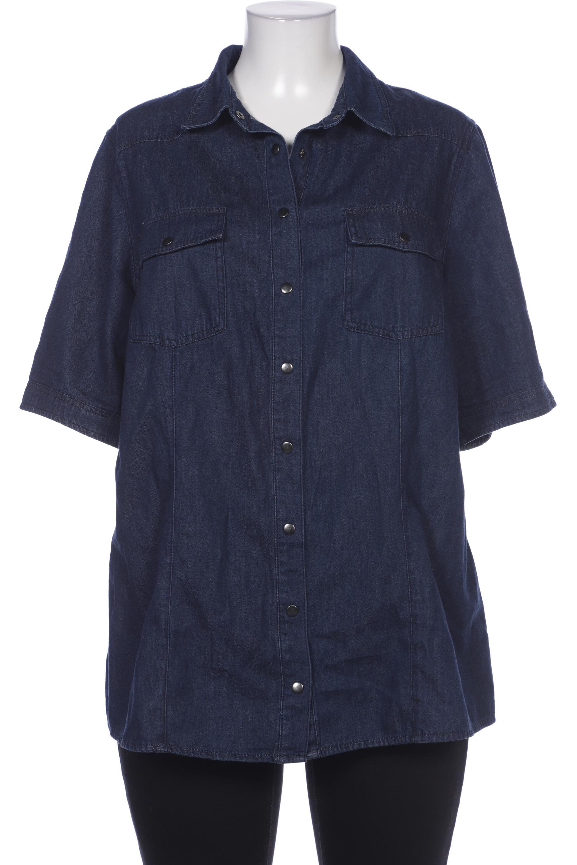 

sheego Damen Bluse, marineblau, Gr. 48