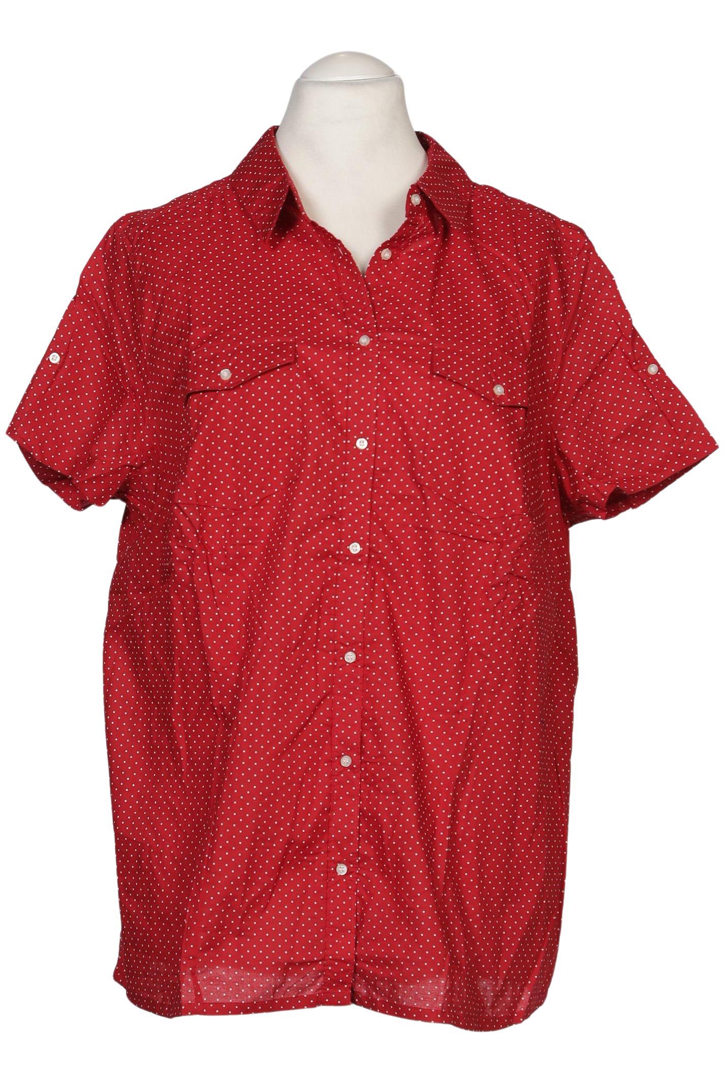 

sheego Damen Bluse, rot, Gr. 48