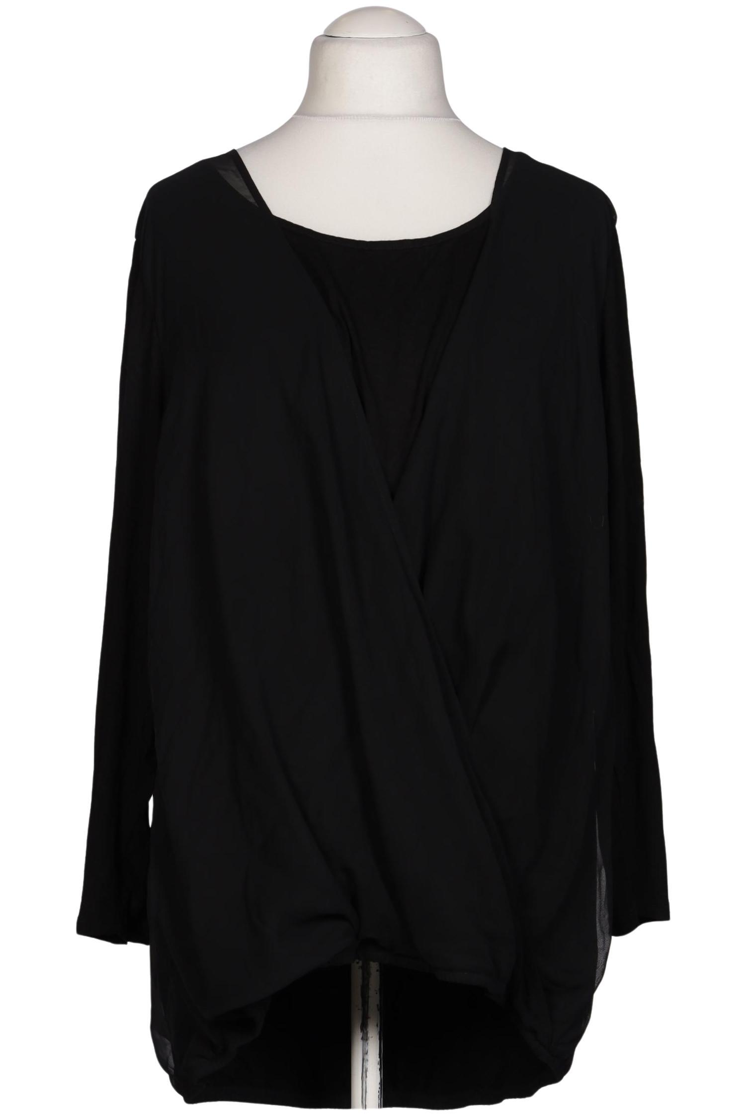 

sheego Damen Bluse, schwarz, Gr. 50