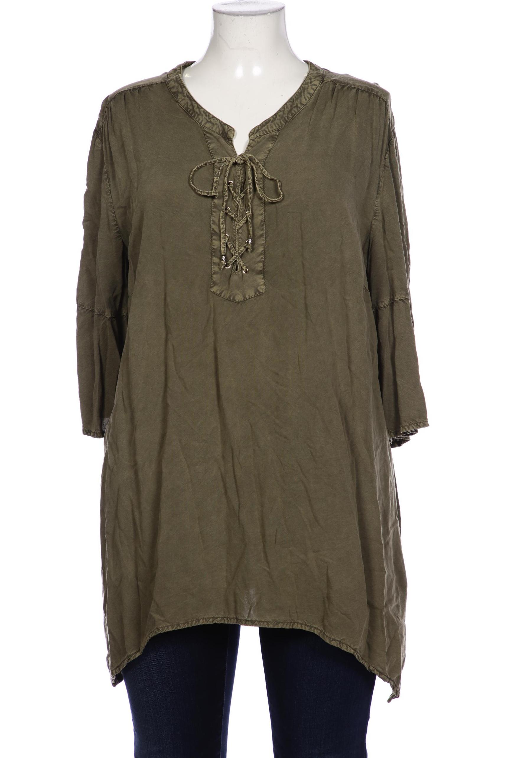 

sheego Damen Bluse, grün, Gr. 52