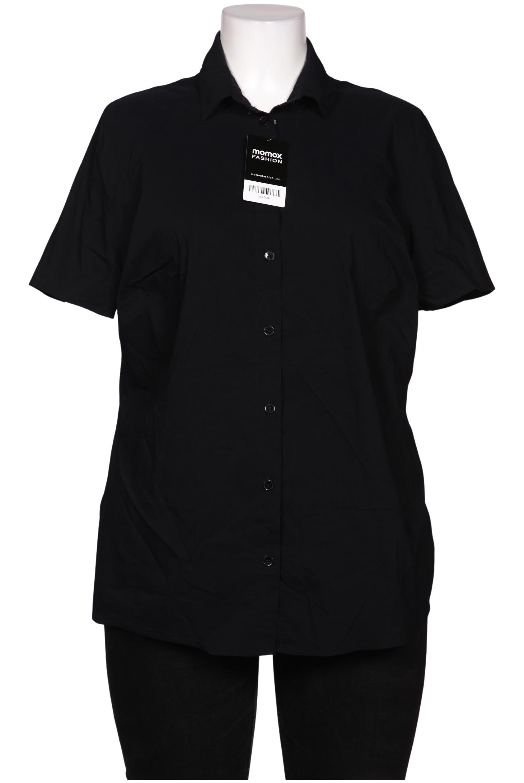 

sheego Damen Bluse, schwarz, Gr. 46