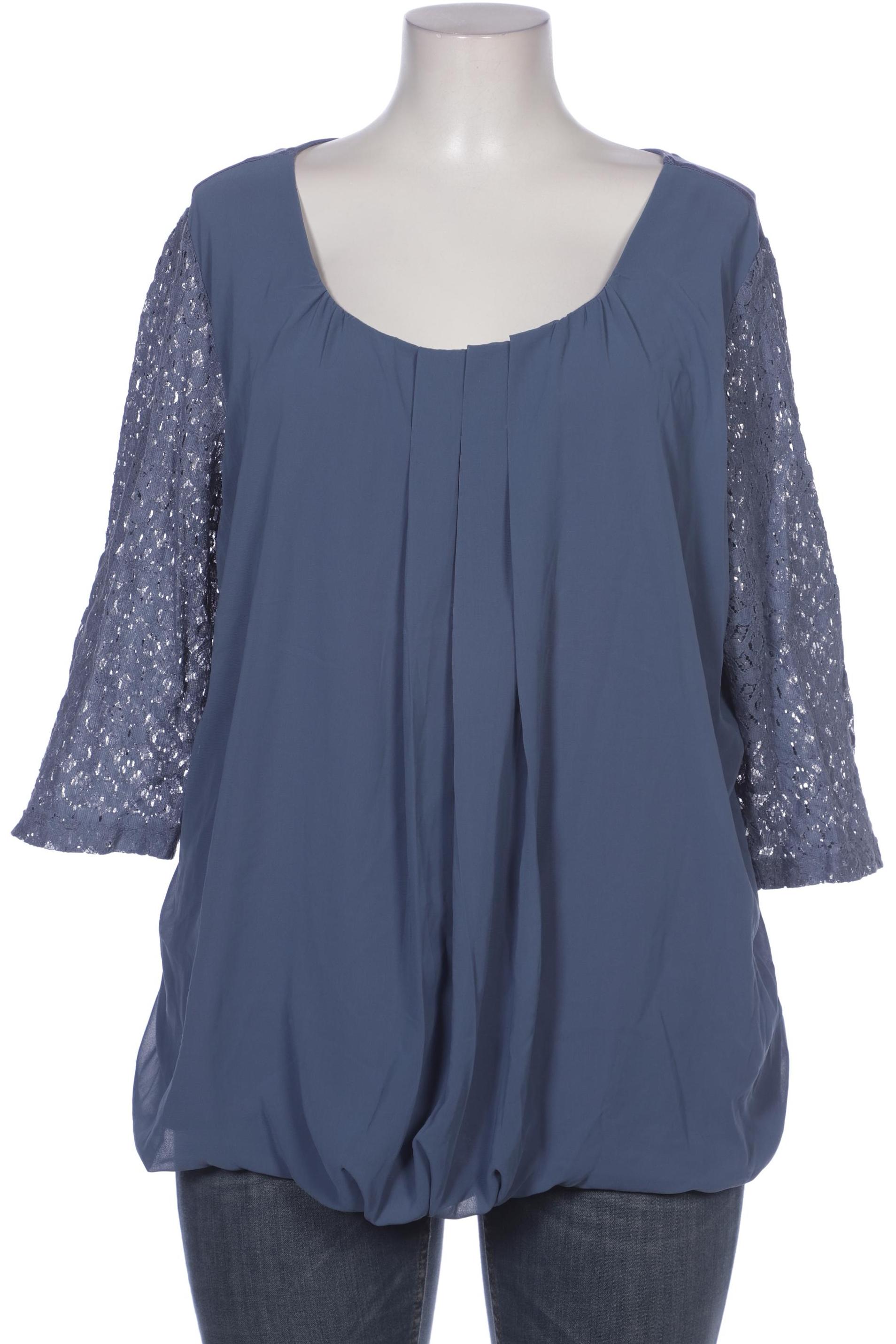 

sheego Damen Bluse, blau, Gr. 48