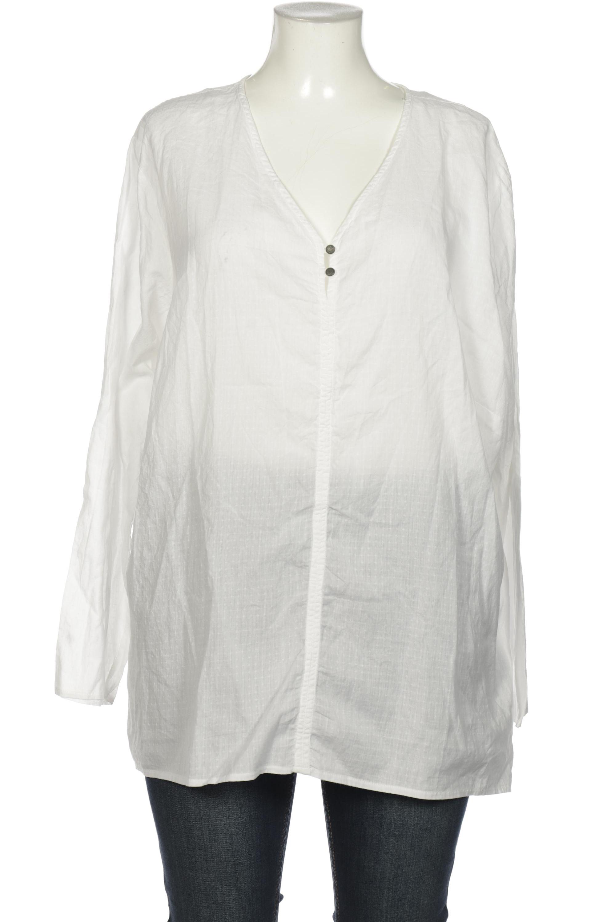 

sheego Damen Bluse, weiß