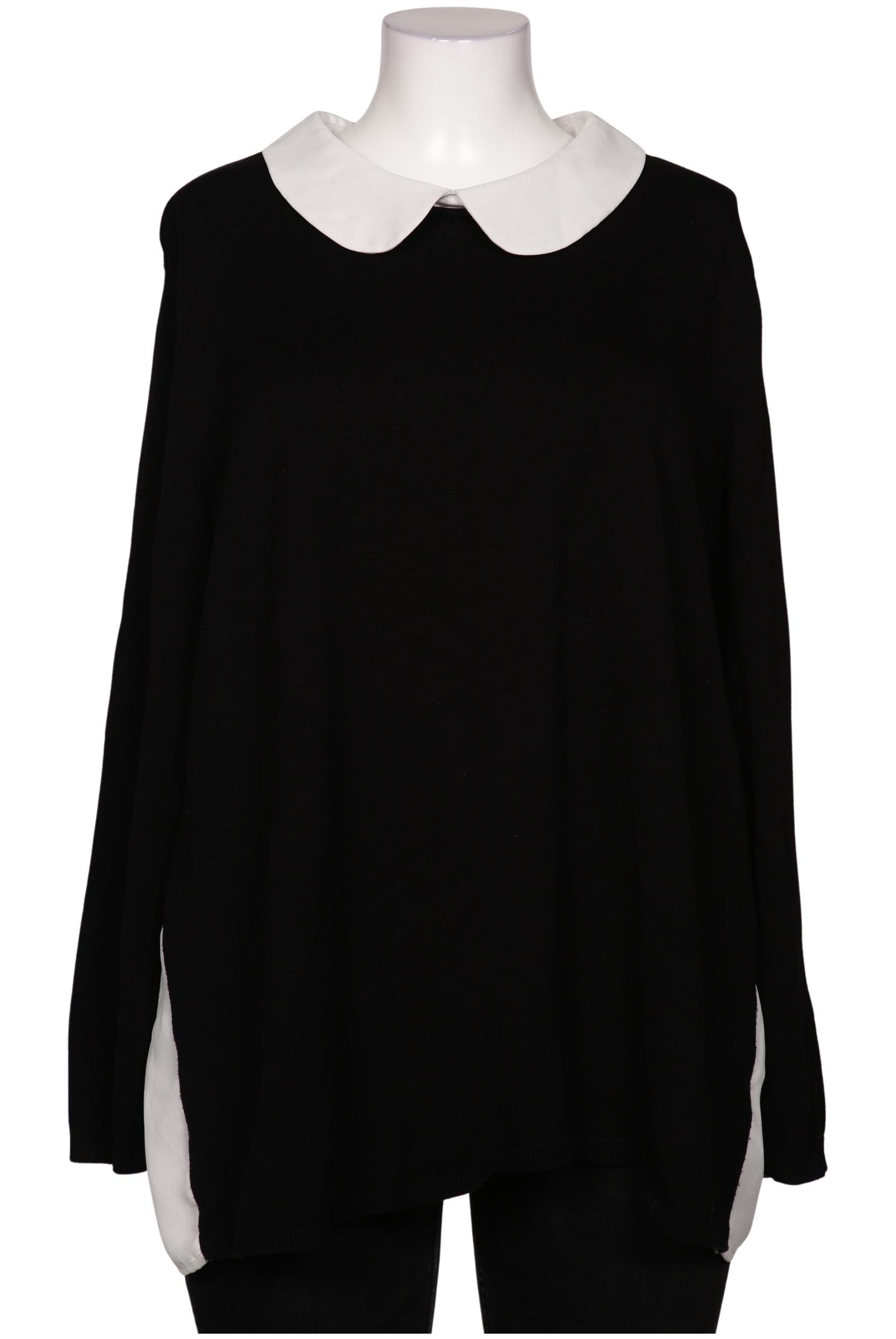 

sheego Damen Bluse, schwarz, Gr. 52