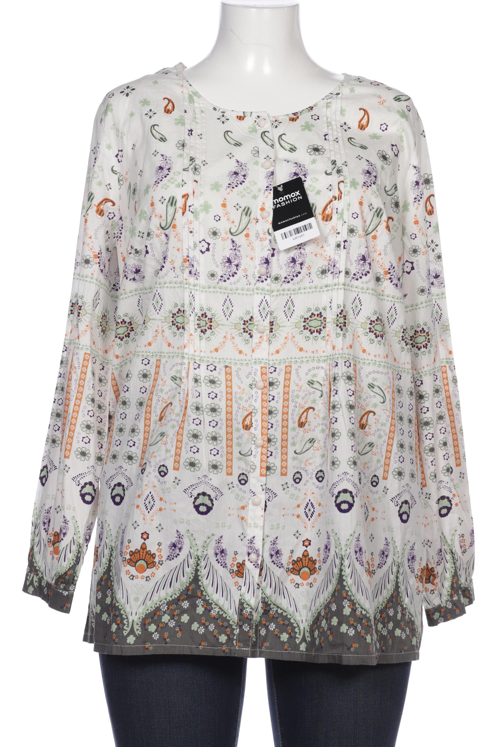 

sheego Damen Bluse, weiß, Gr. 44