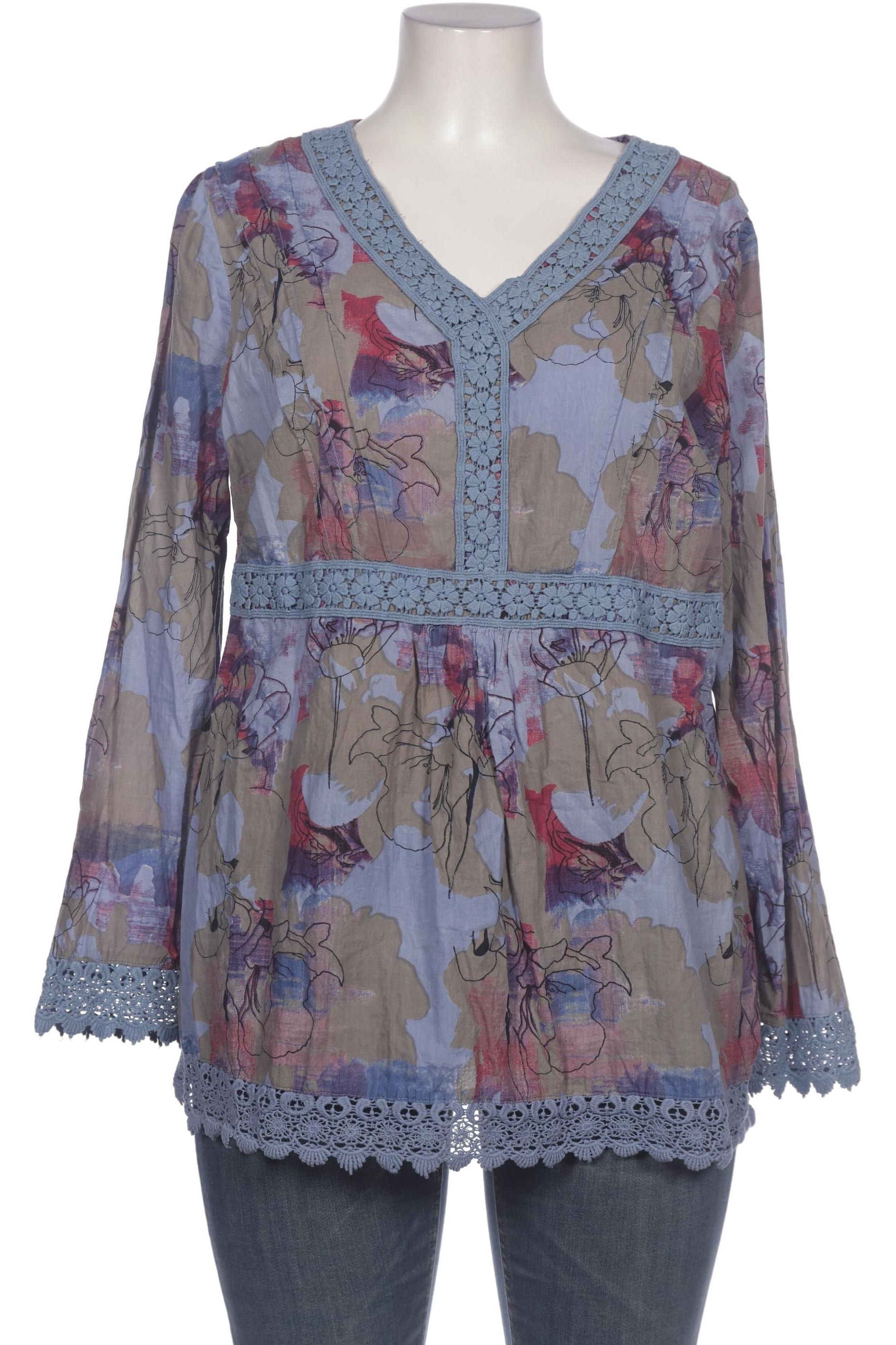 

sheego Damen Bluse, mehrfarbig, Gr. 44