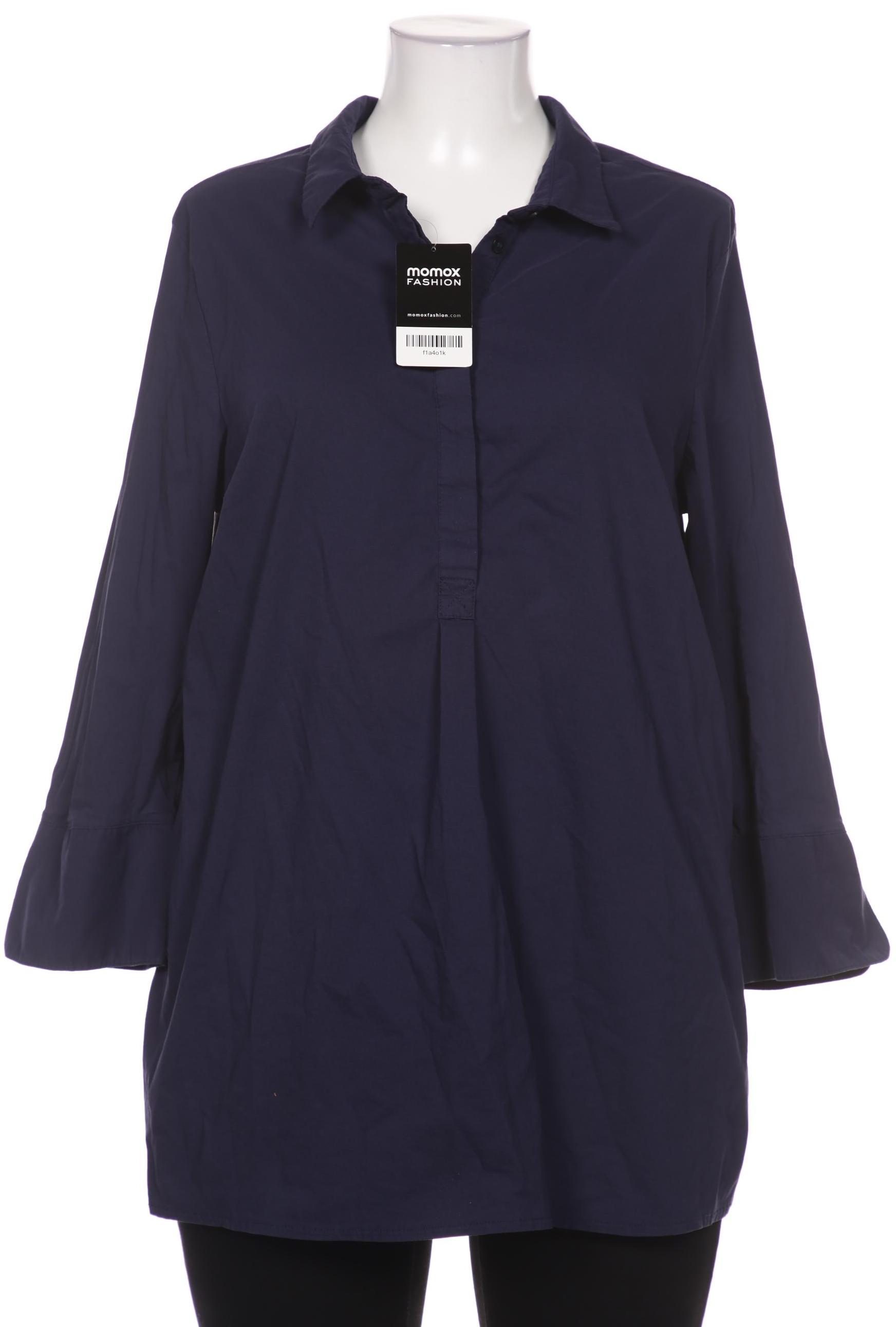 

sheego Damen Bluse, marineblau, Gr. 48