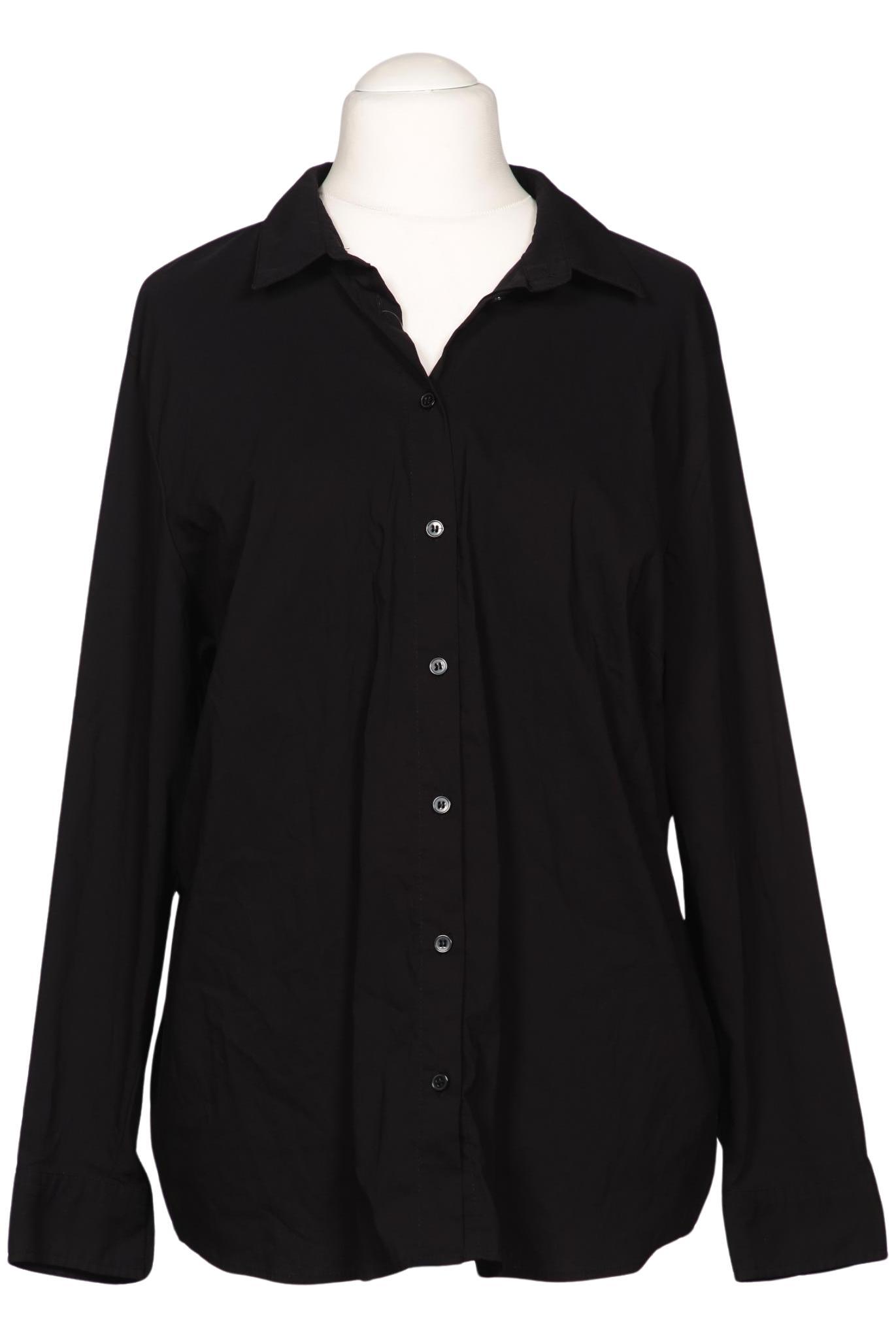 

sheego Damen Bluse, schwarz, Gr. 48