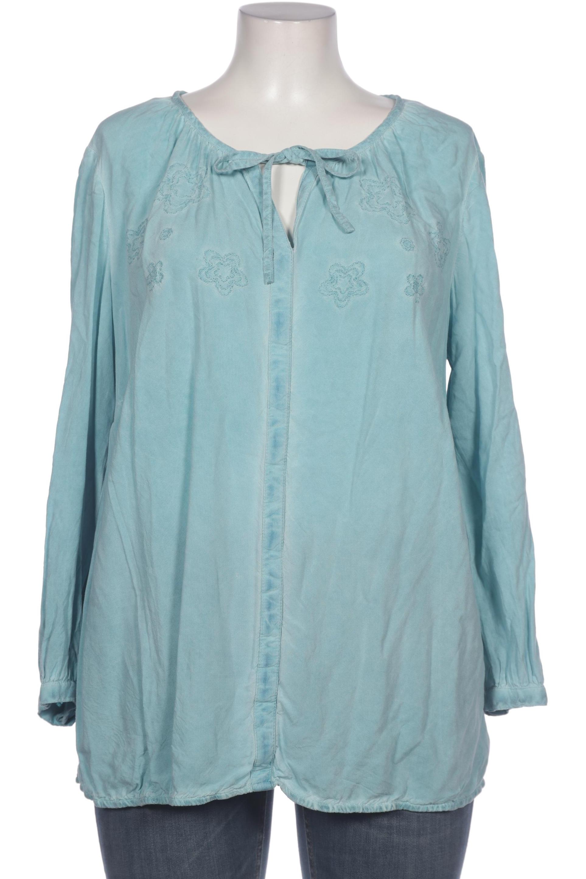 

sheego Damen Bluse, blau, Gr. 48