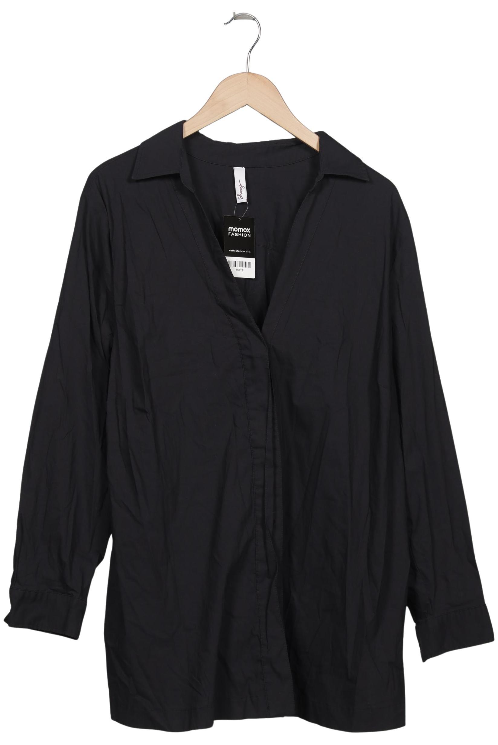 

sheego Damen Bluse, schwarz, Gr. 50