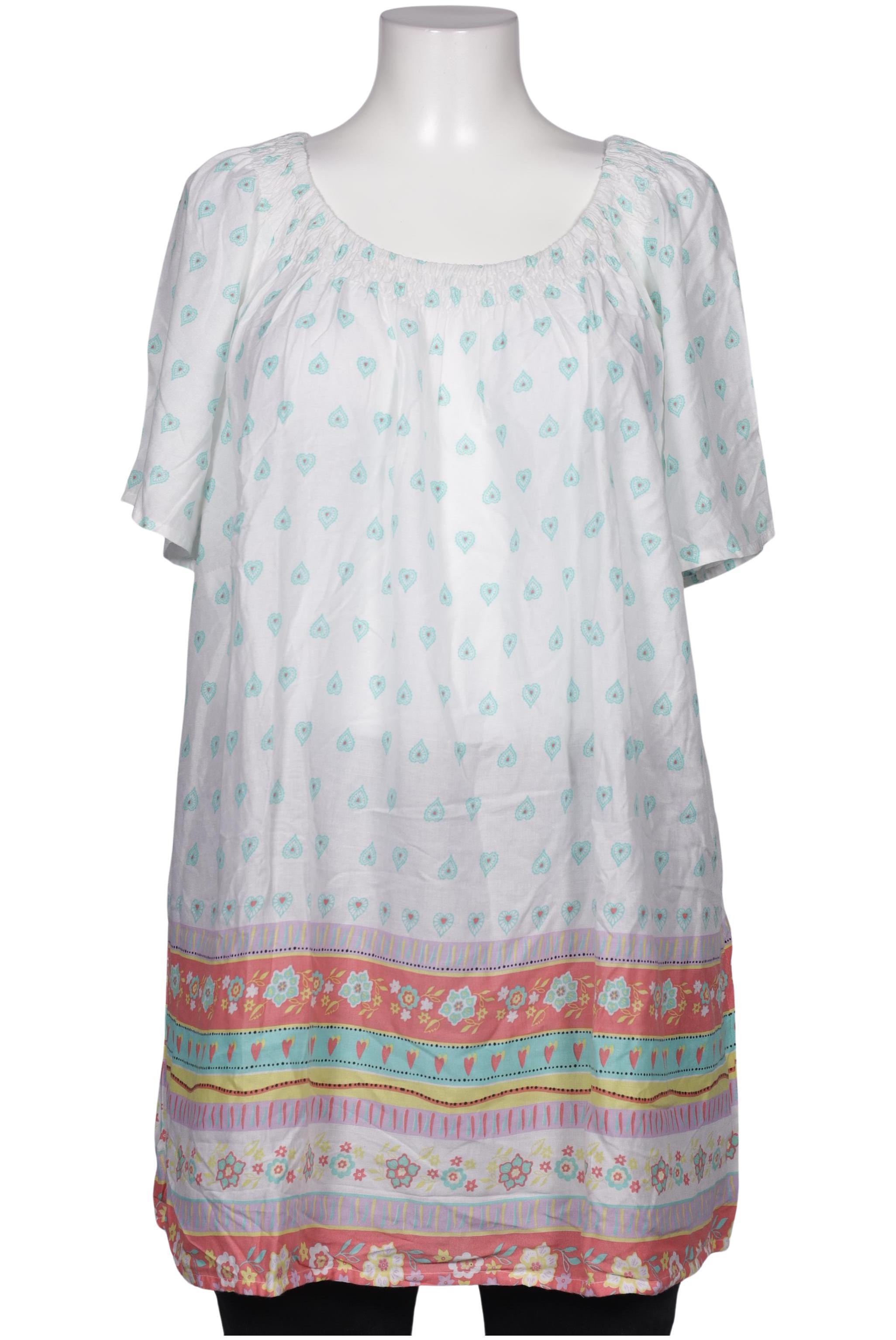 

sheego Damen Bluse, weiß, Gr. 50