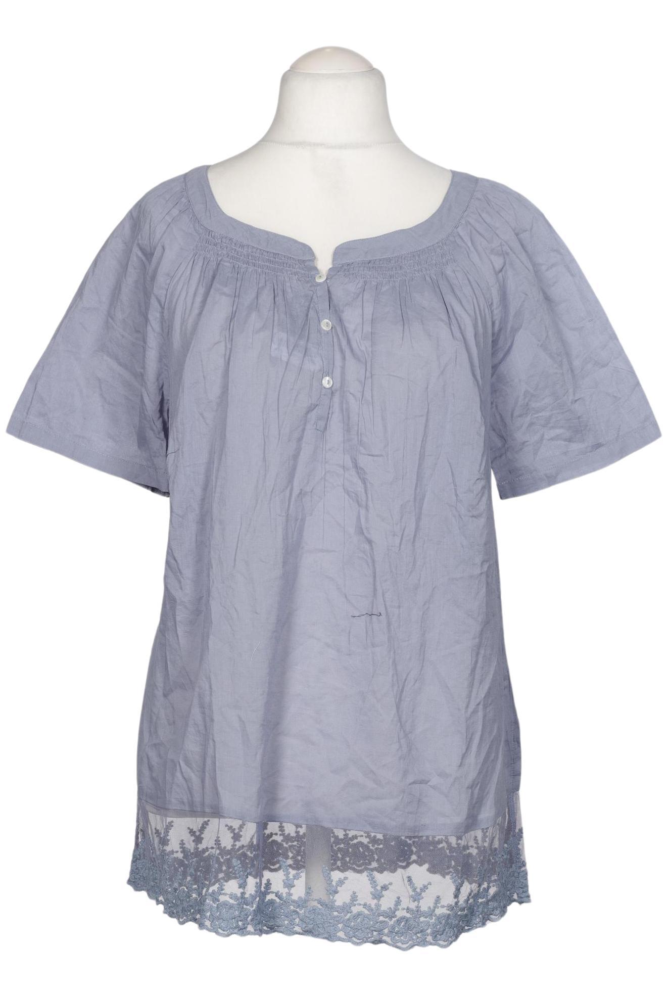 

sheego Damen Bluse, hellblau, Gr. 48