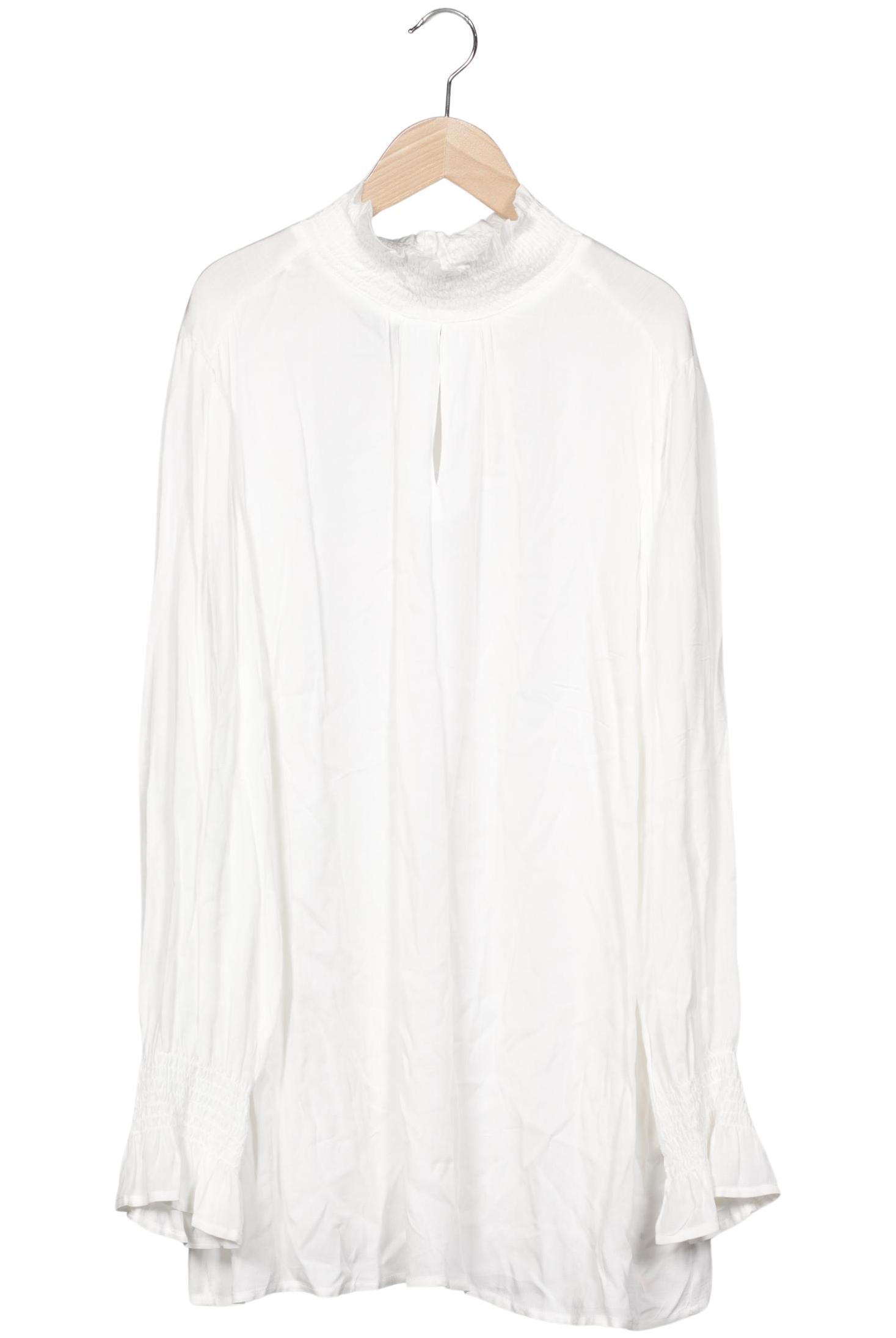 

sheego Damen Bluse, weiß, Gr. 48