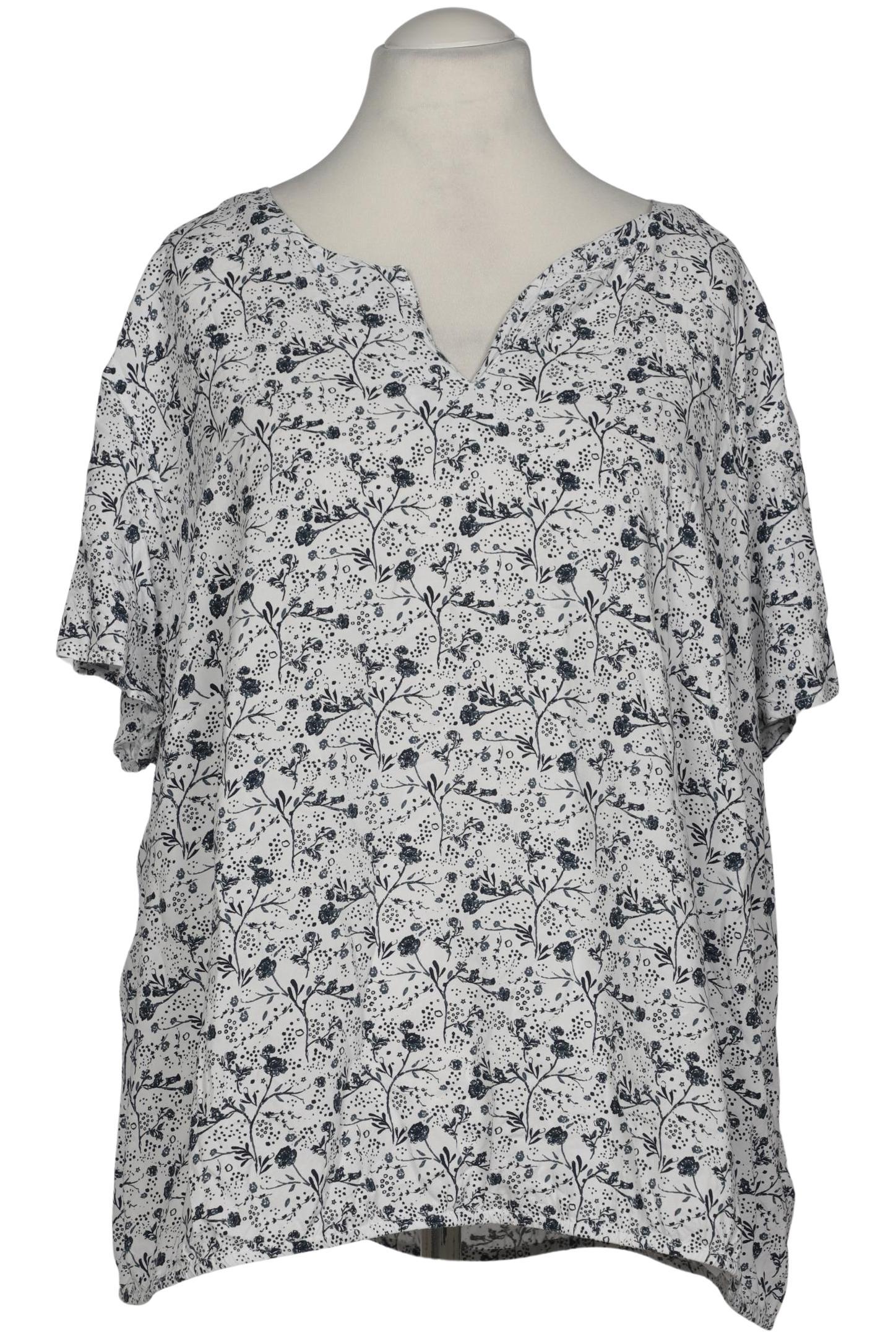

sheego Damen Bluse, weiß, Gr. 56