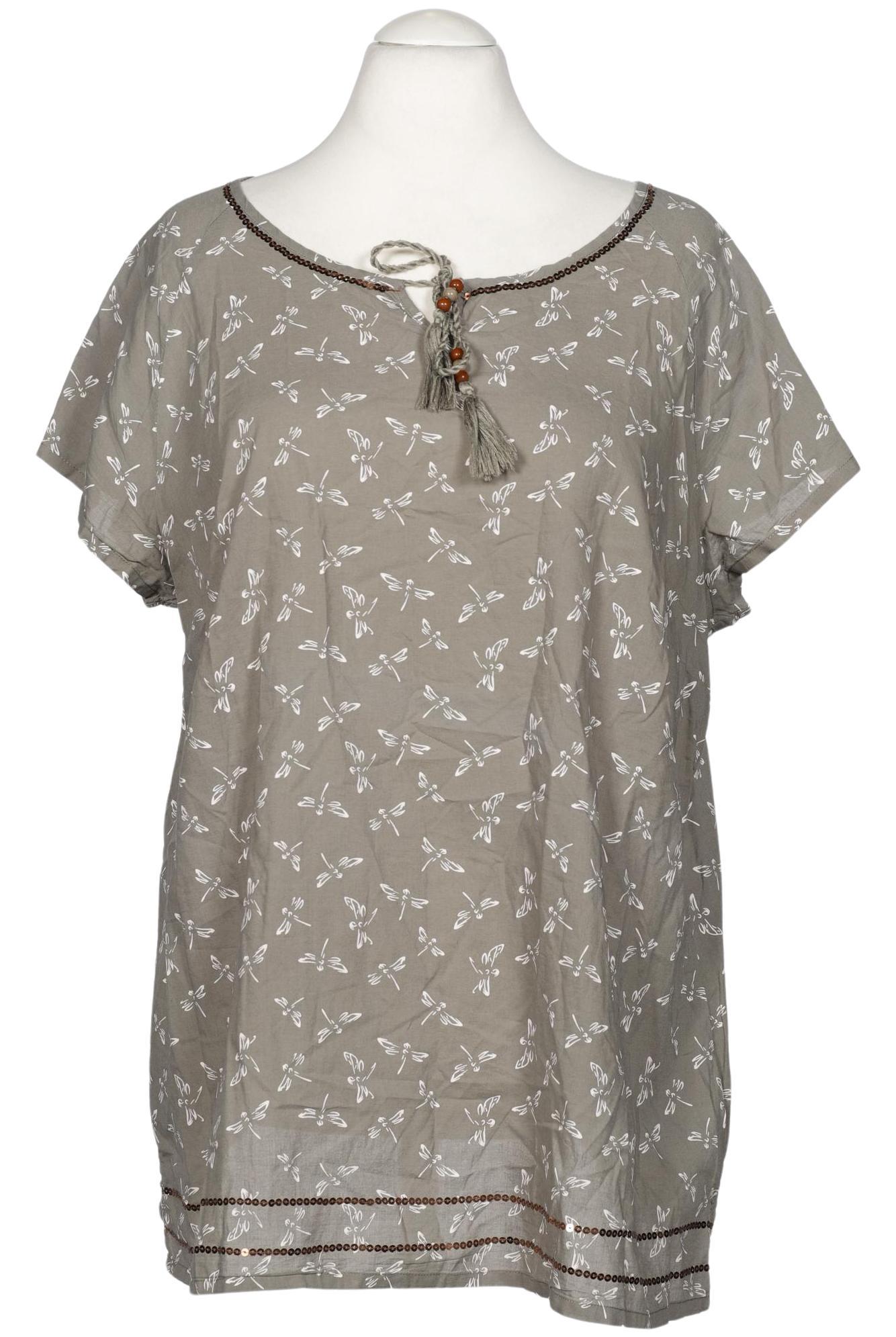 

sheego Damen Bluse, beige, Gr. 48