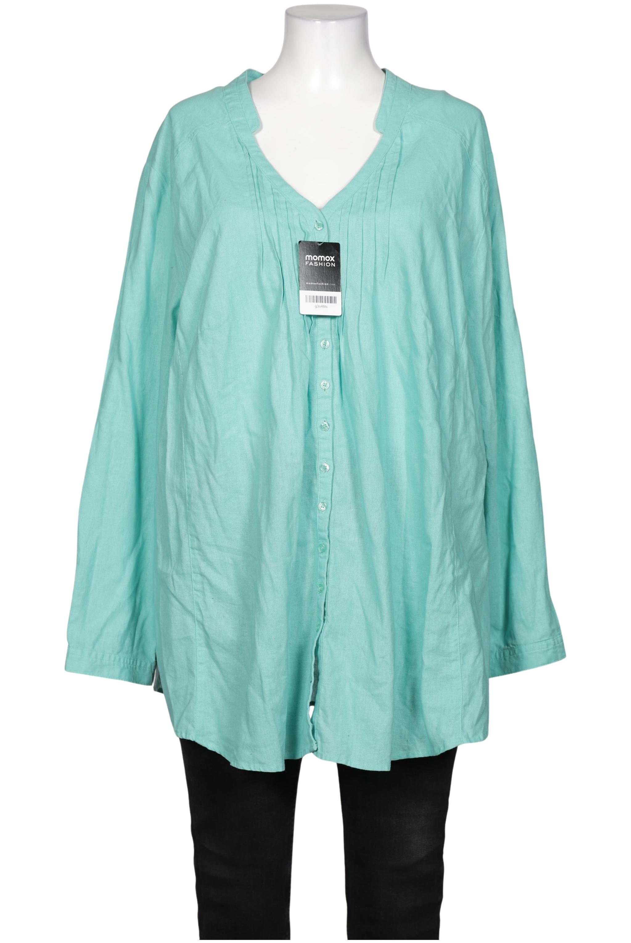 

sheego Damen Bluse, türkis, Gr. 52