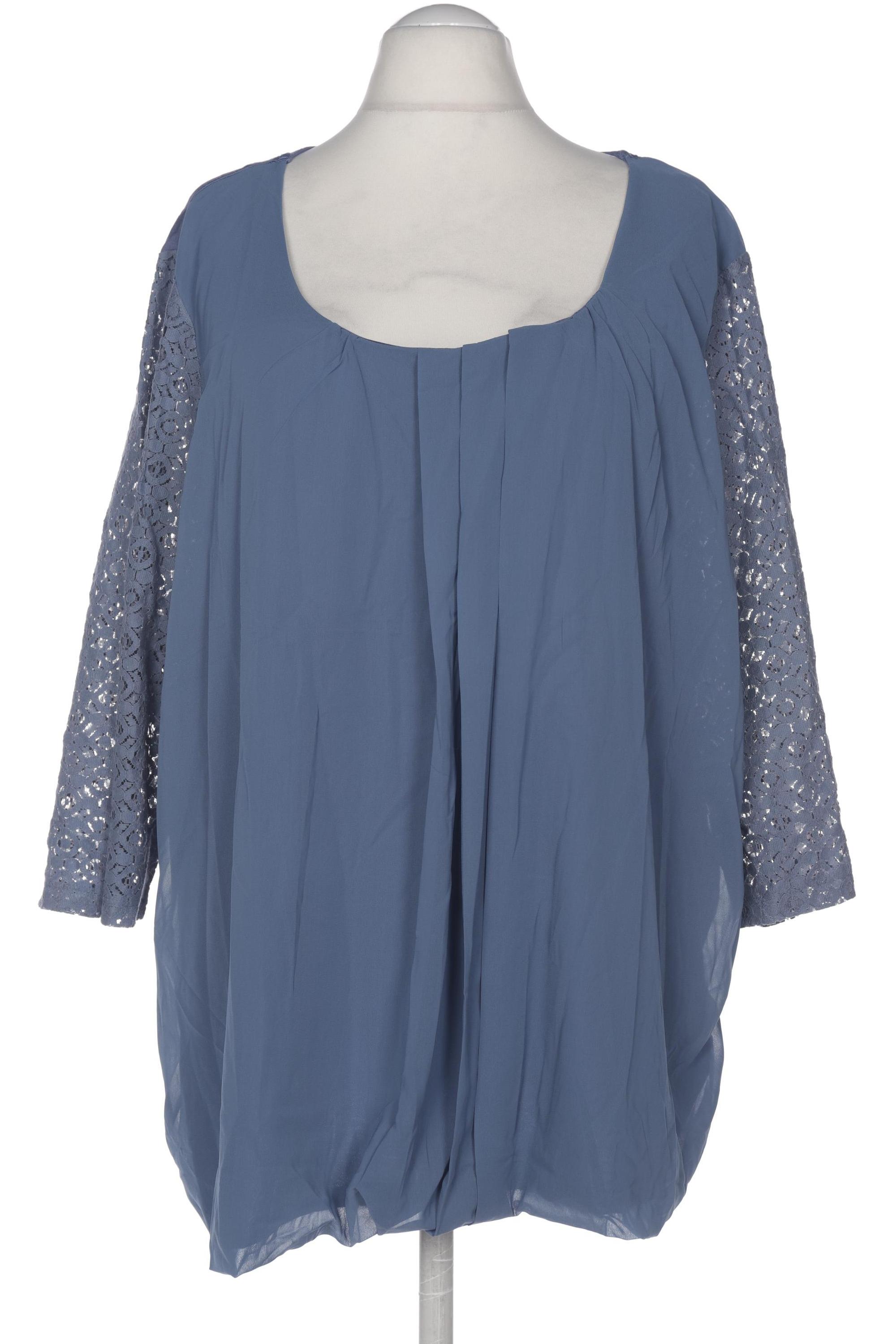 

sheego Damen Bluse, blau, Gr. 56